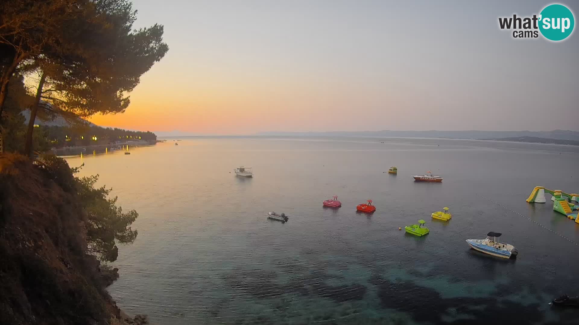 Webcam Potočine Beach Bol – Live View of Borak Beach, Brač Island