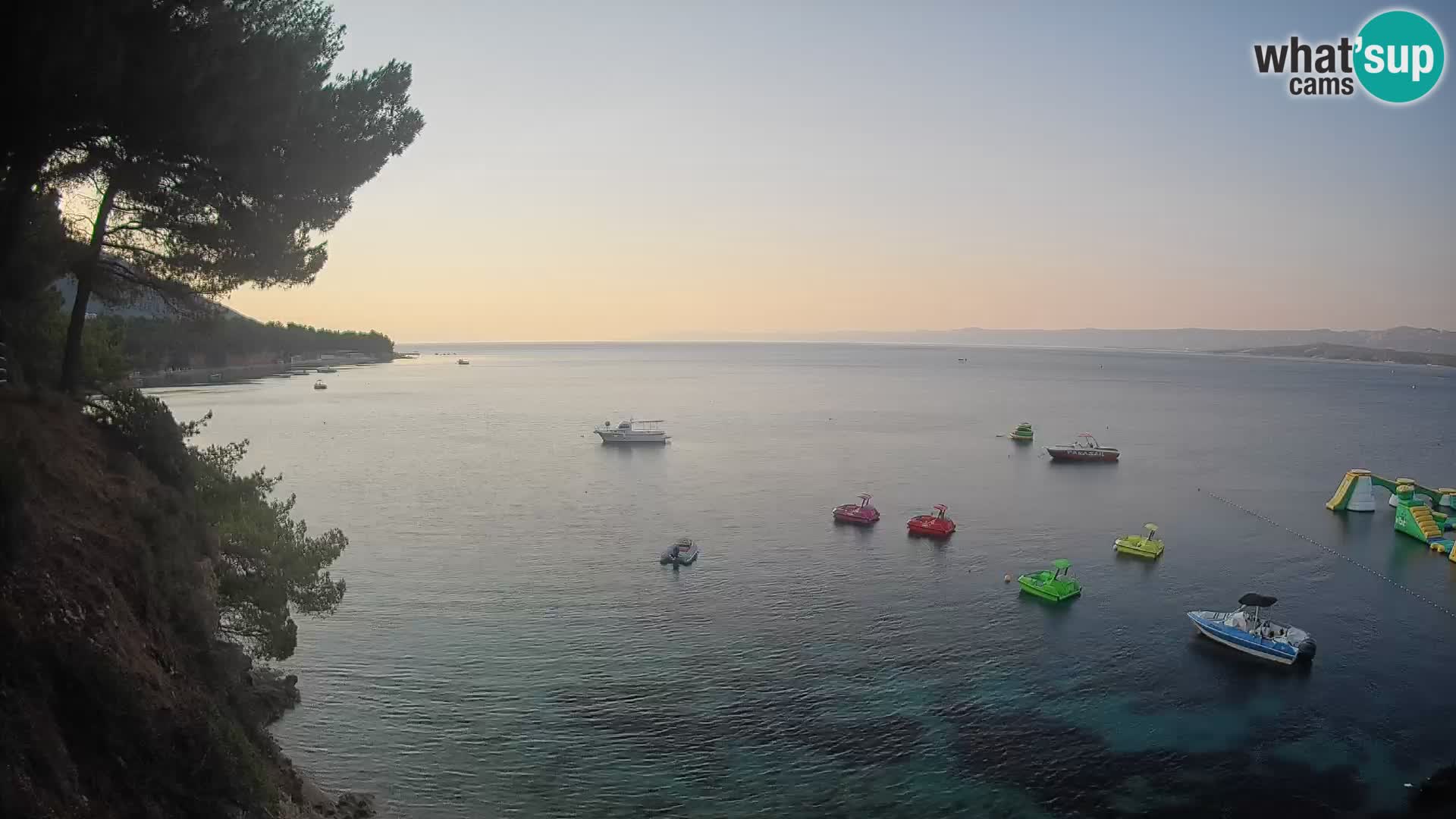 Webcam Potočine Beach Bol – Live View of Borak Beach, Brač Island