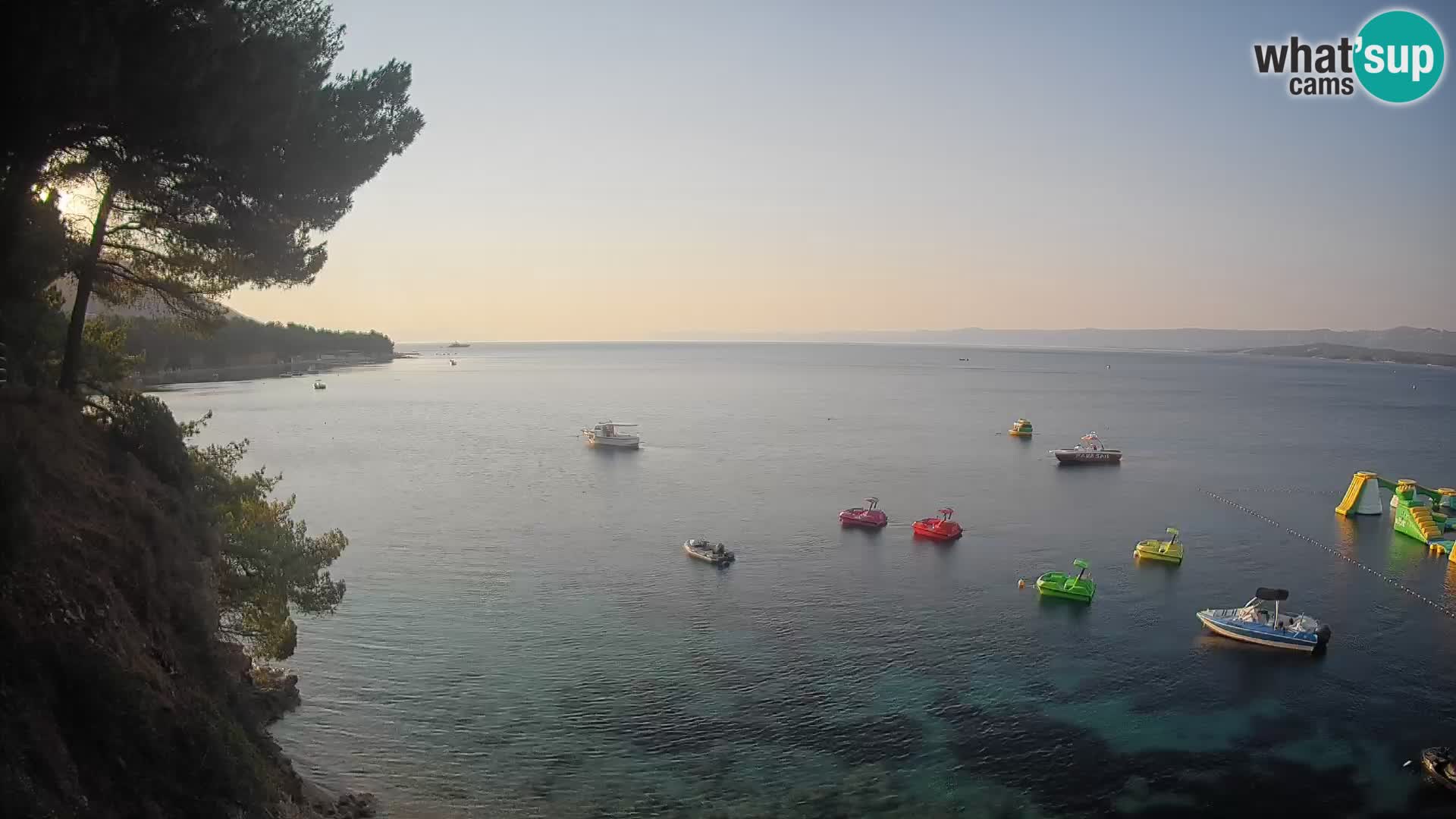 Webcam Playa Potočine Bol – Vista en vivo de Borak Beach, Isla de Brač