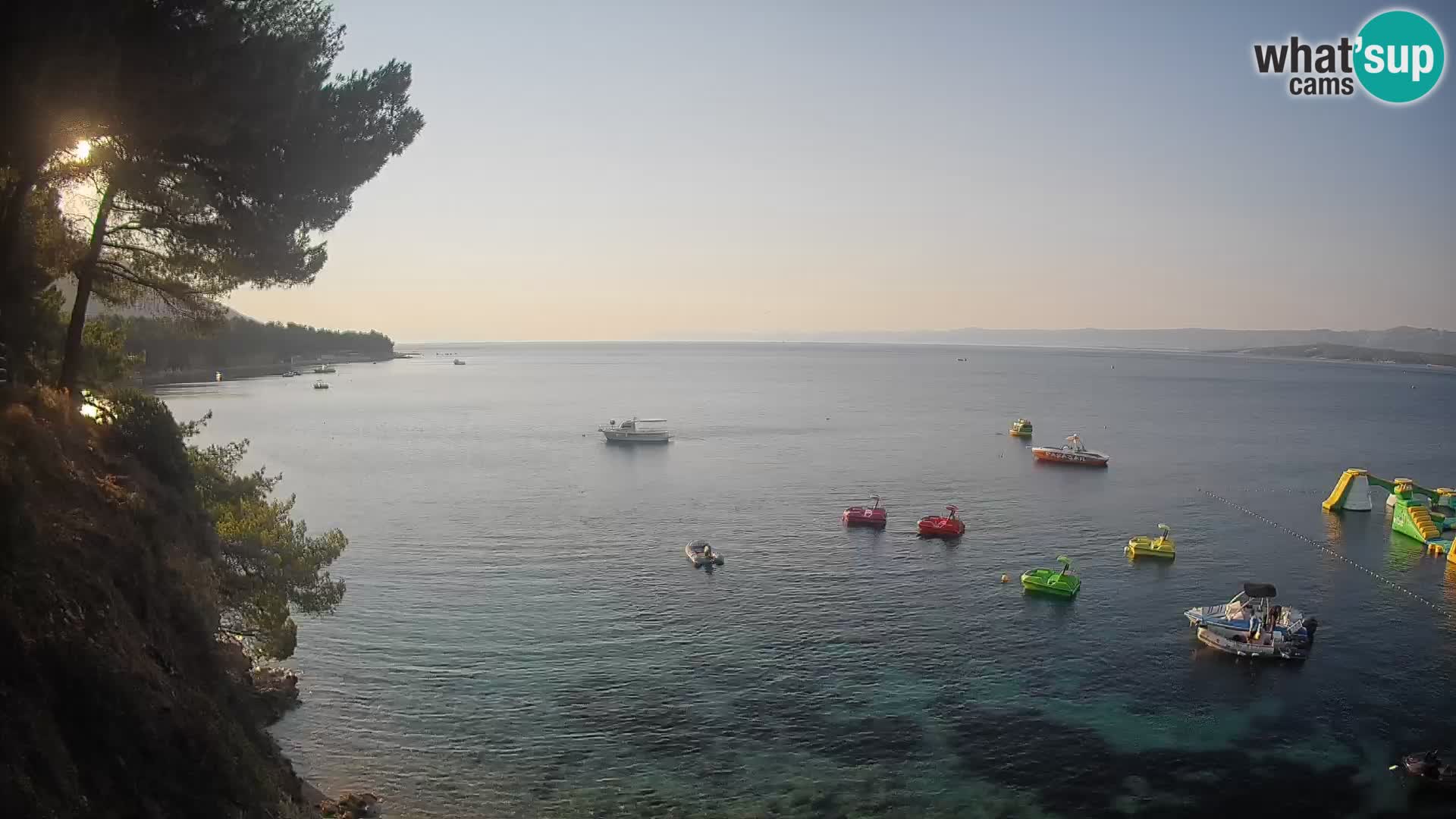 Webcam Strand Potočine Bol – Liveblick auf Borak Beach, Insel Brač