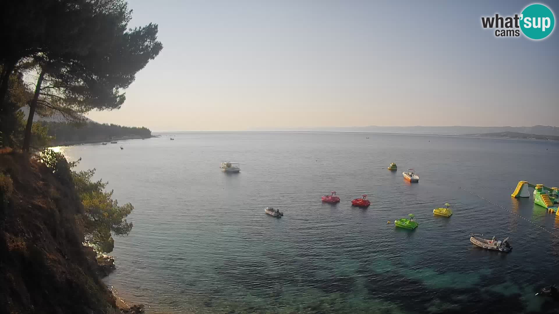 Webcam Playa Potočine Bol – Vista en vivo de Borak Beach, Isla de Brač