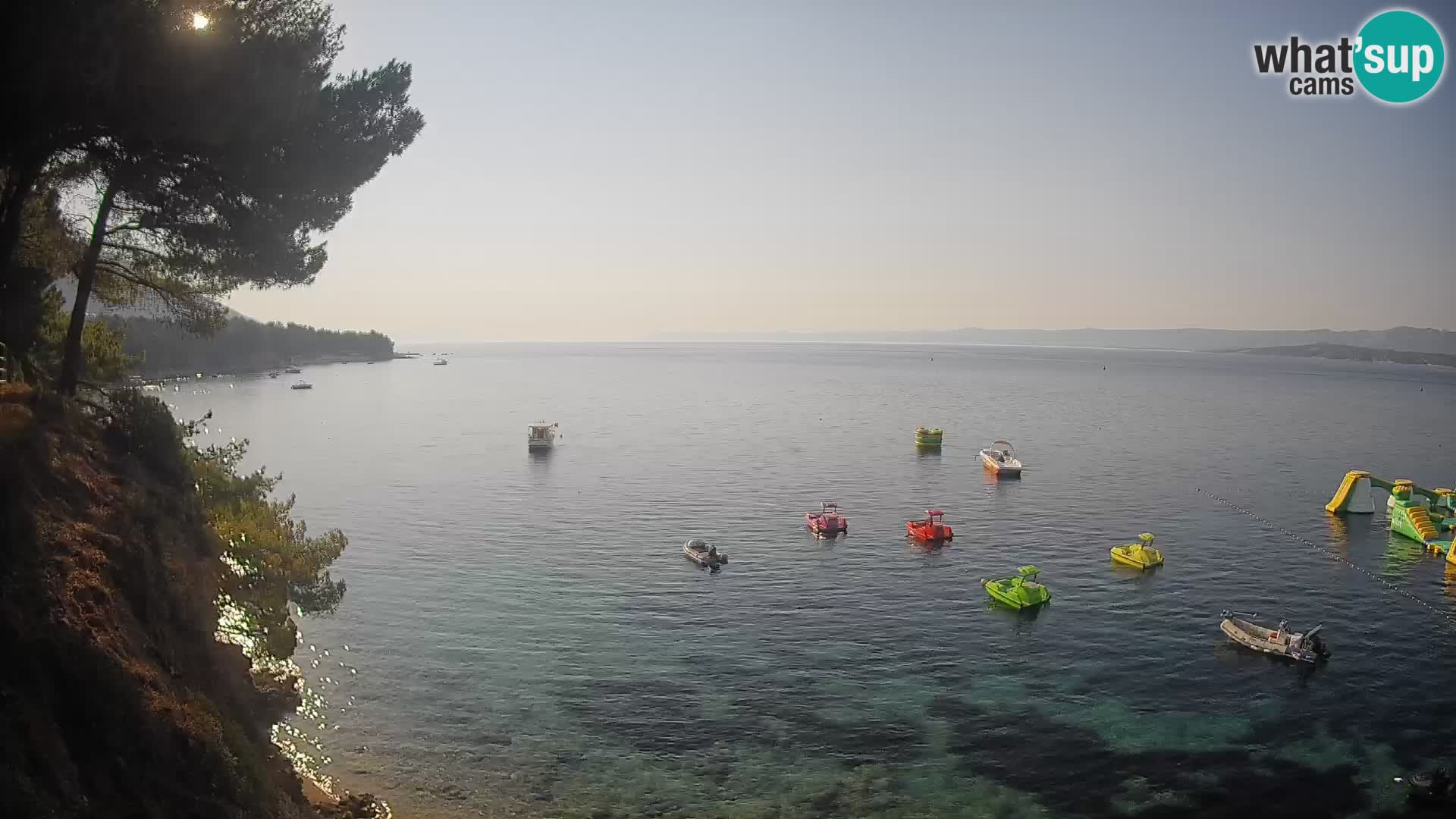 Webcam Potočine Beach Bol – Live View of Borak Beach, Brač Island