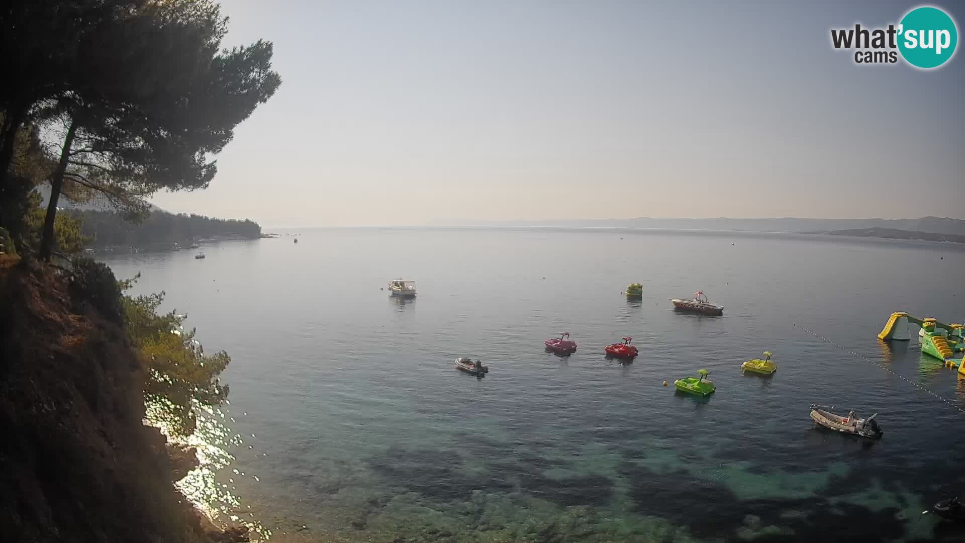 Webcam Playa Potočine Bol – Vista en vivo de Borak Beach, Isla de Brač
