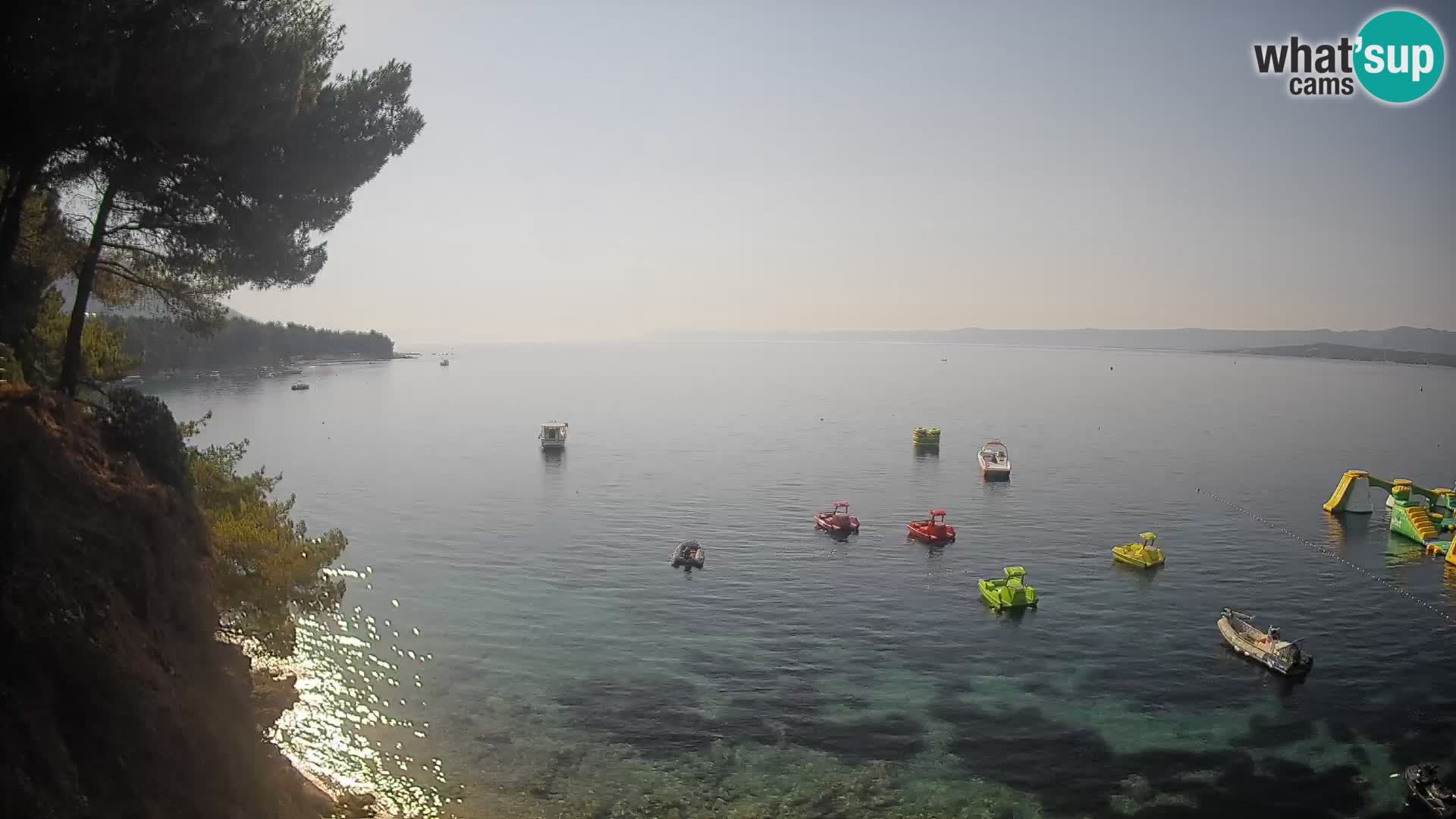 Webcam plage Potočine Bol – Vue en direct sur Borak Beach, île de Brač