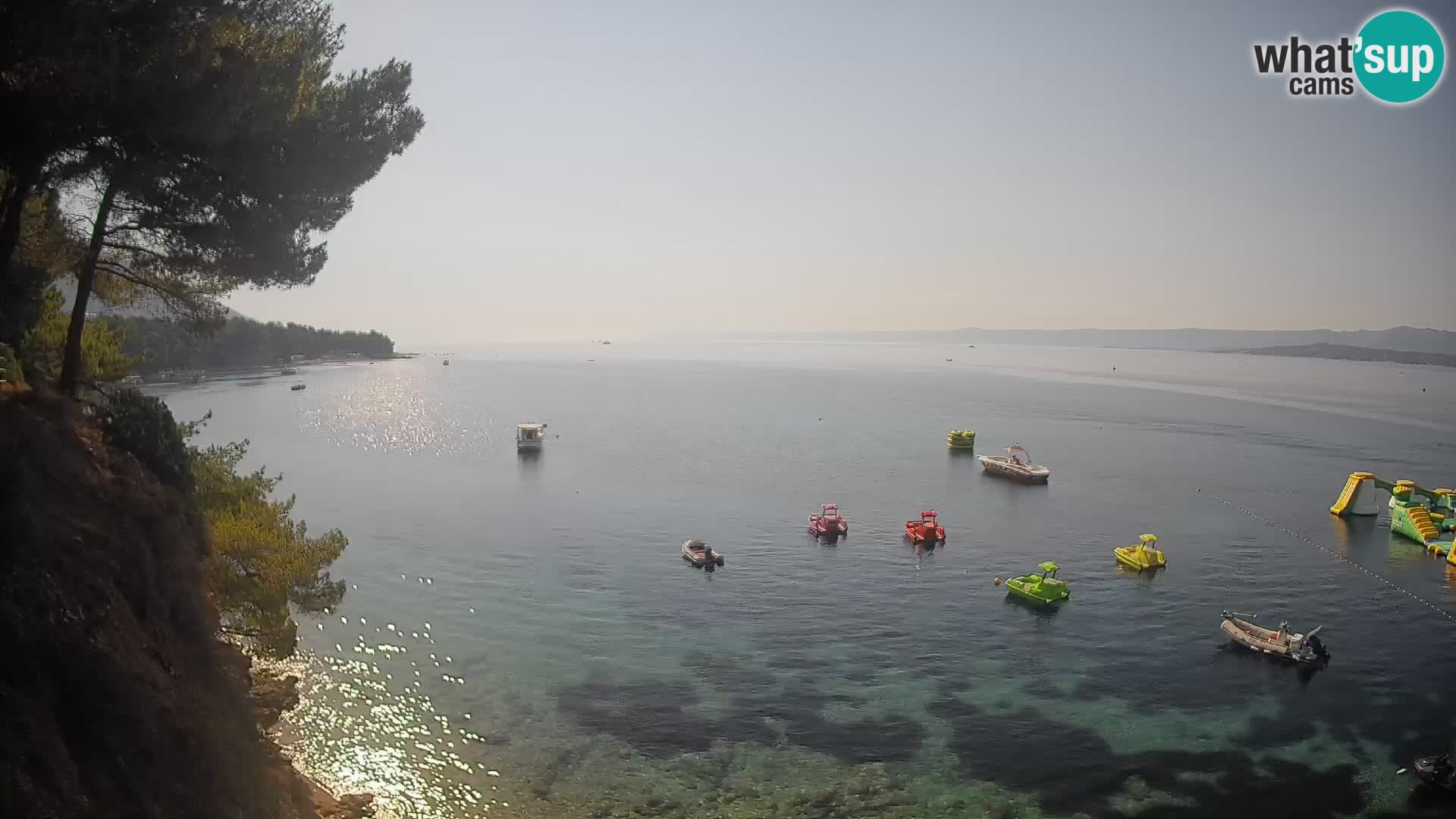 Webcam Playa Potočine Bol – Vista en vivo de Borak Beach, Isla de Brač