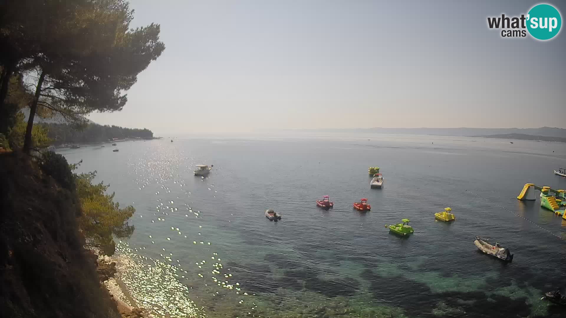 Webcam Potočine Beach Bol – Live View of Borak Beach, Brač Island