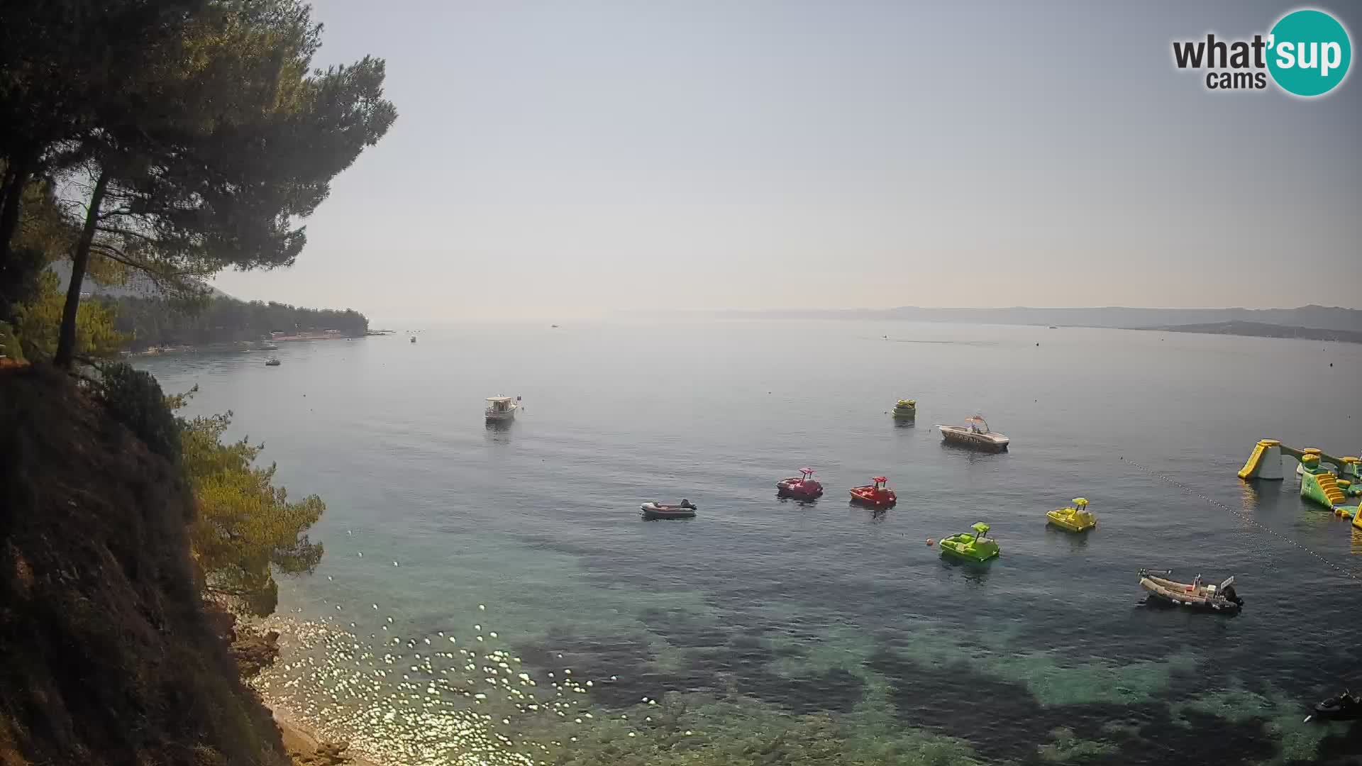 Webcam Playa Potočine Bol – Vista en vivo de Borak Beach, Isla de Brač