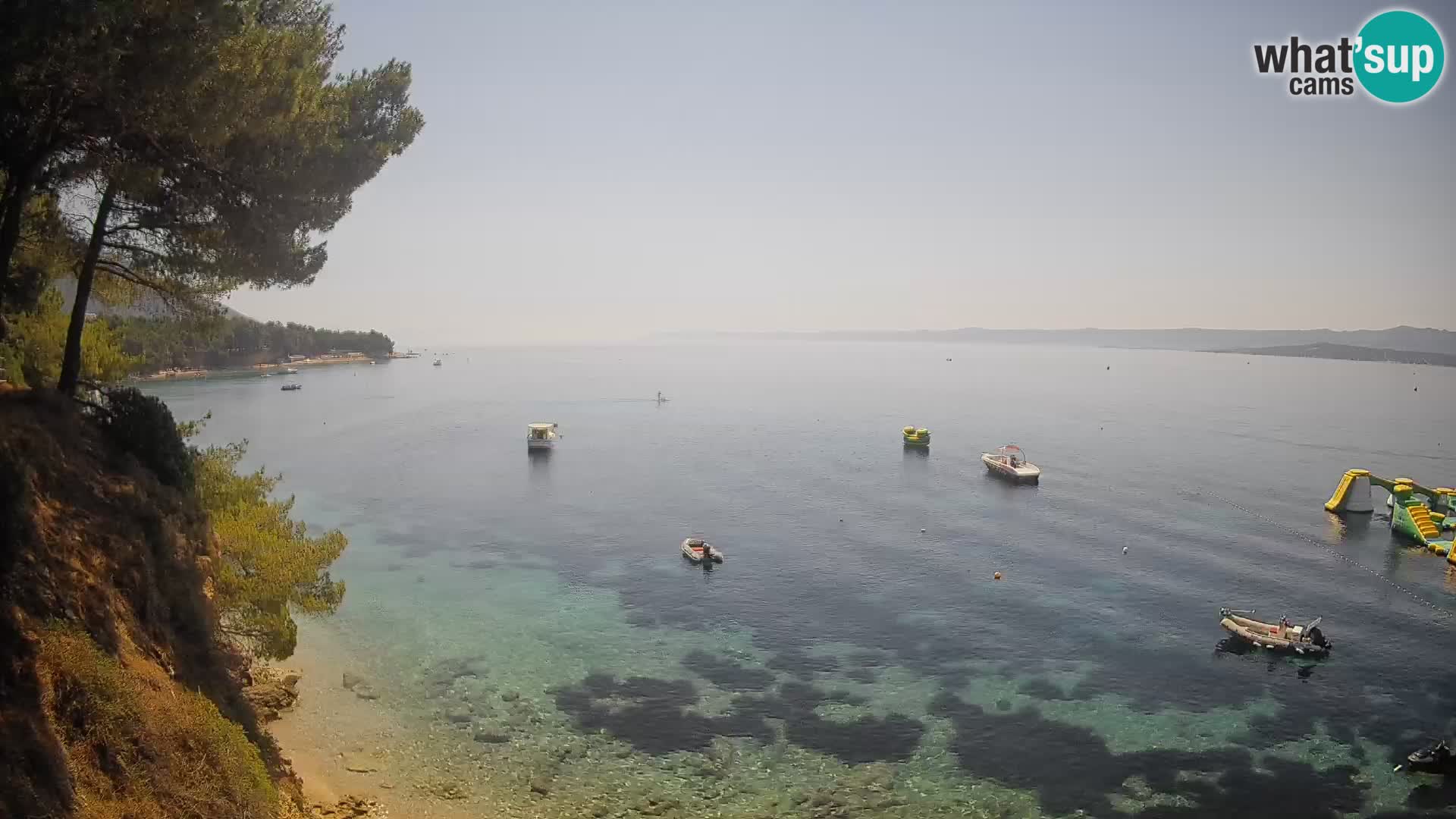 Webcam plage Potočine Bol – Vue en direct sur Borak Beach, île de Brač