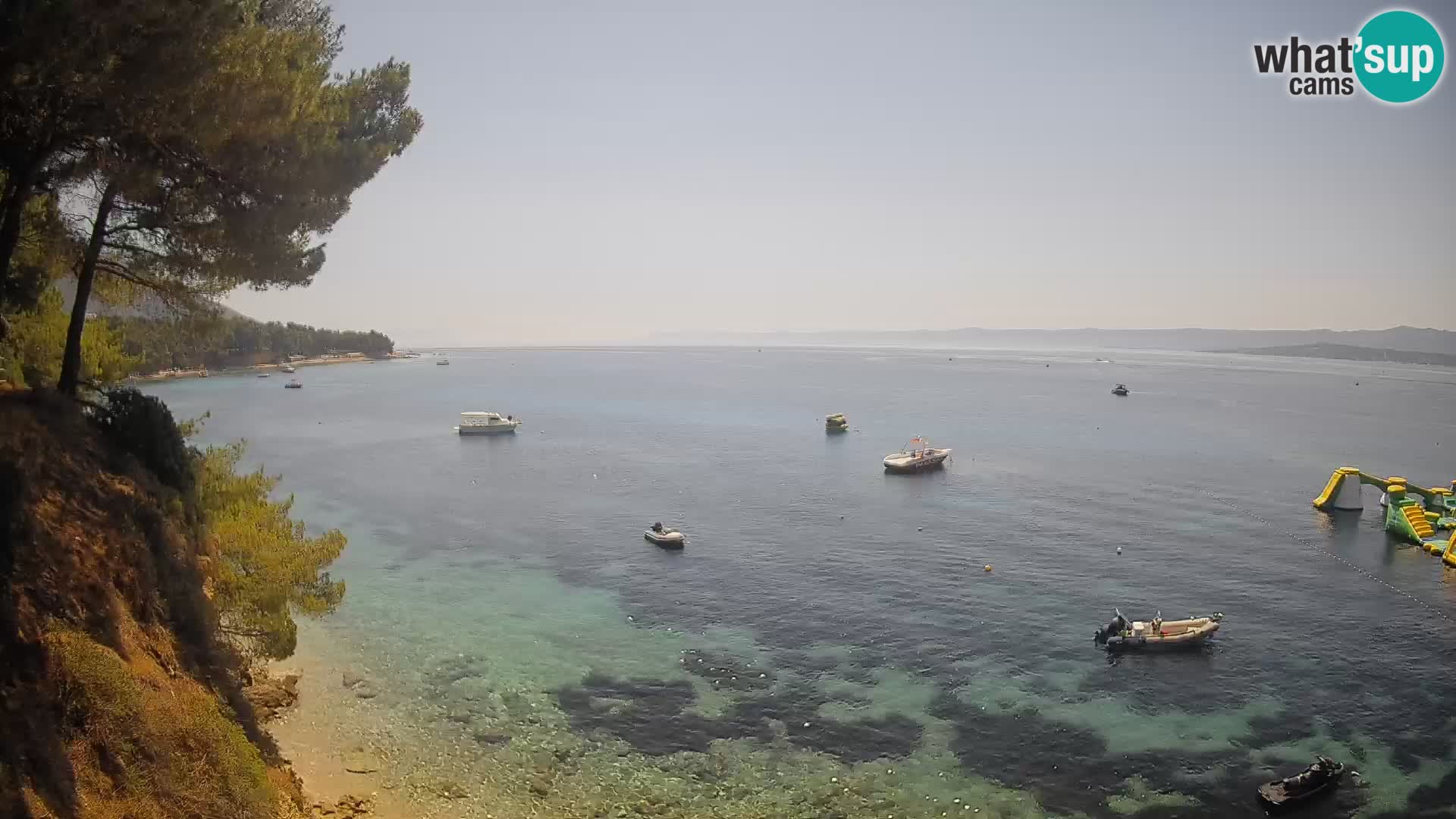 Webcam Strand Potočine Bol – Liveblick auf Borak Beach, Insel Brač