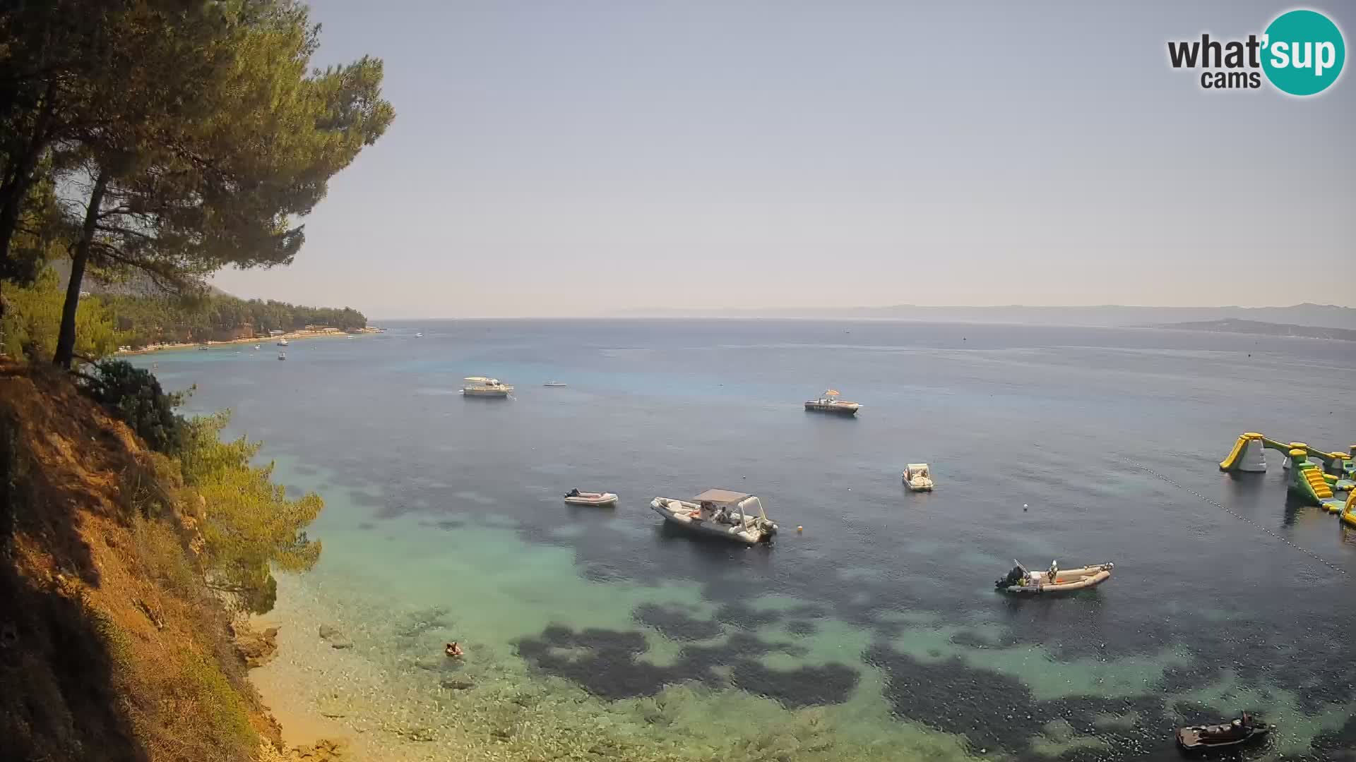 Webcam Strand Potočine Bol – Liveblick auf Borak Beach, Insel Brač