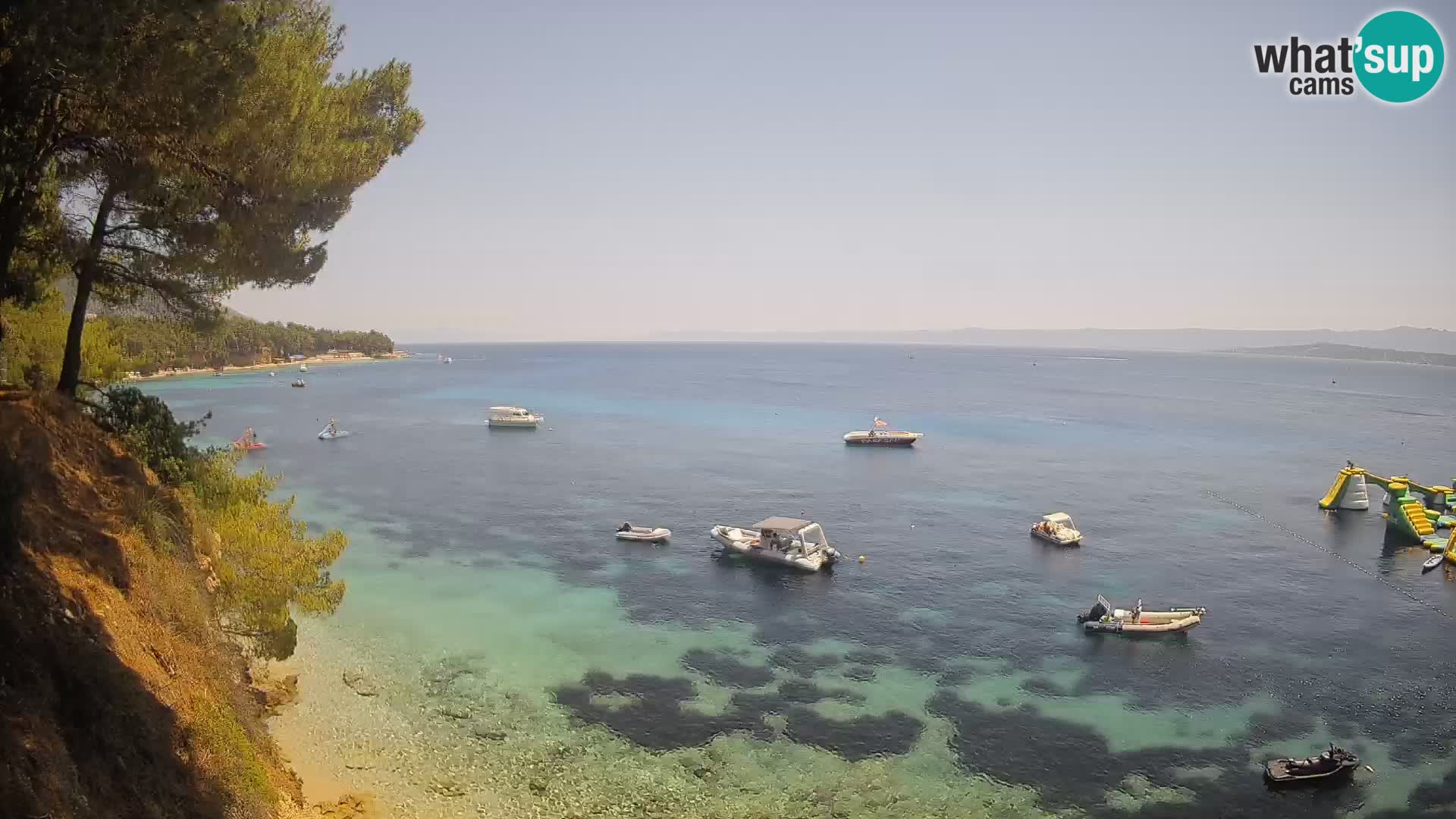 Webcam Strand Potočine Bol – Liveblick auf Borak Beach, Insel Brač