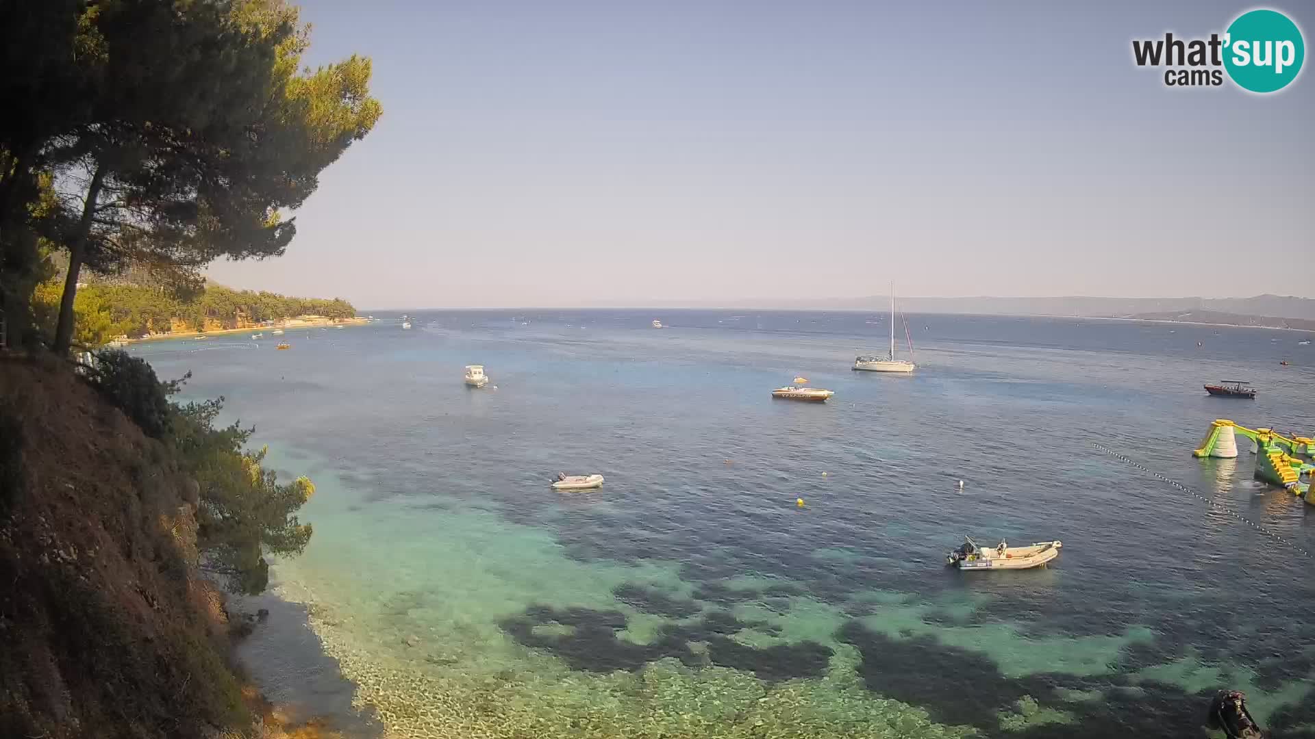 Webcam Potočine Beach Bol – Live View of Borak Beach, Brač Island