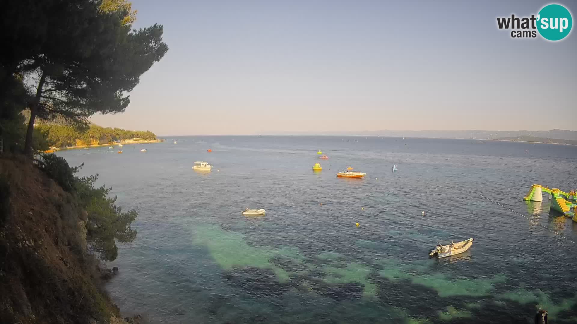Webcam Potočine Beach Bol – Live View of Borak Beach, Brač Island