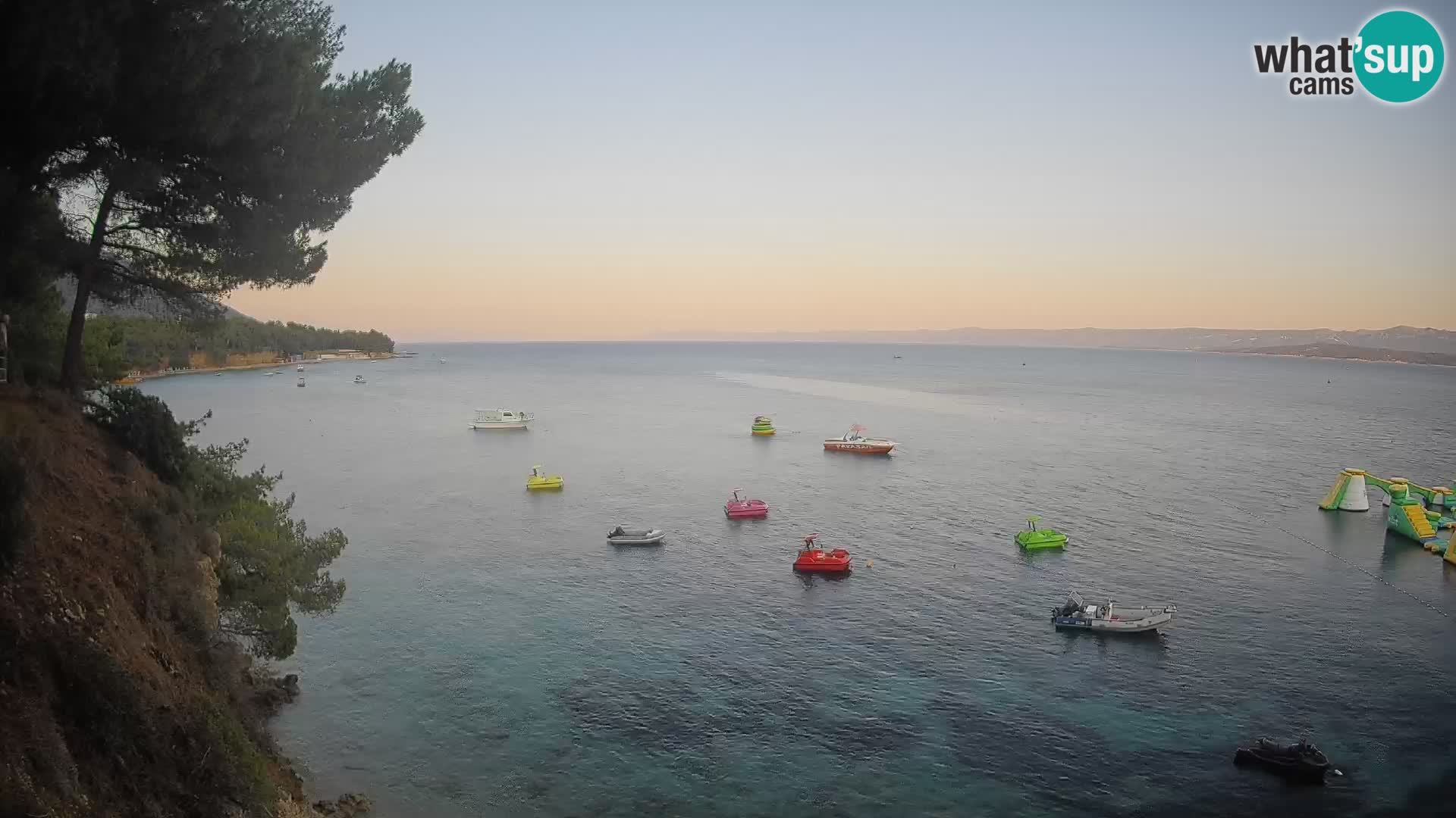 Web kamera Potočine Bol – Pogled uživo na plažu Borak, otok Brač