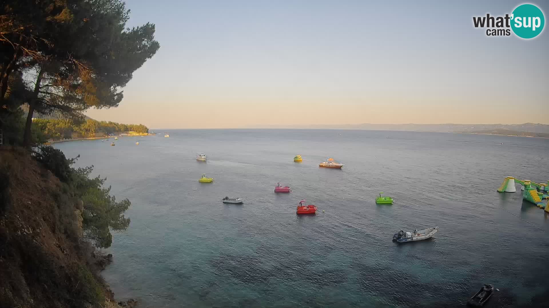 Webcam plage Potočine Bol – Vue en direct sur Borak Beach, île de Brač