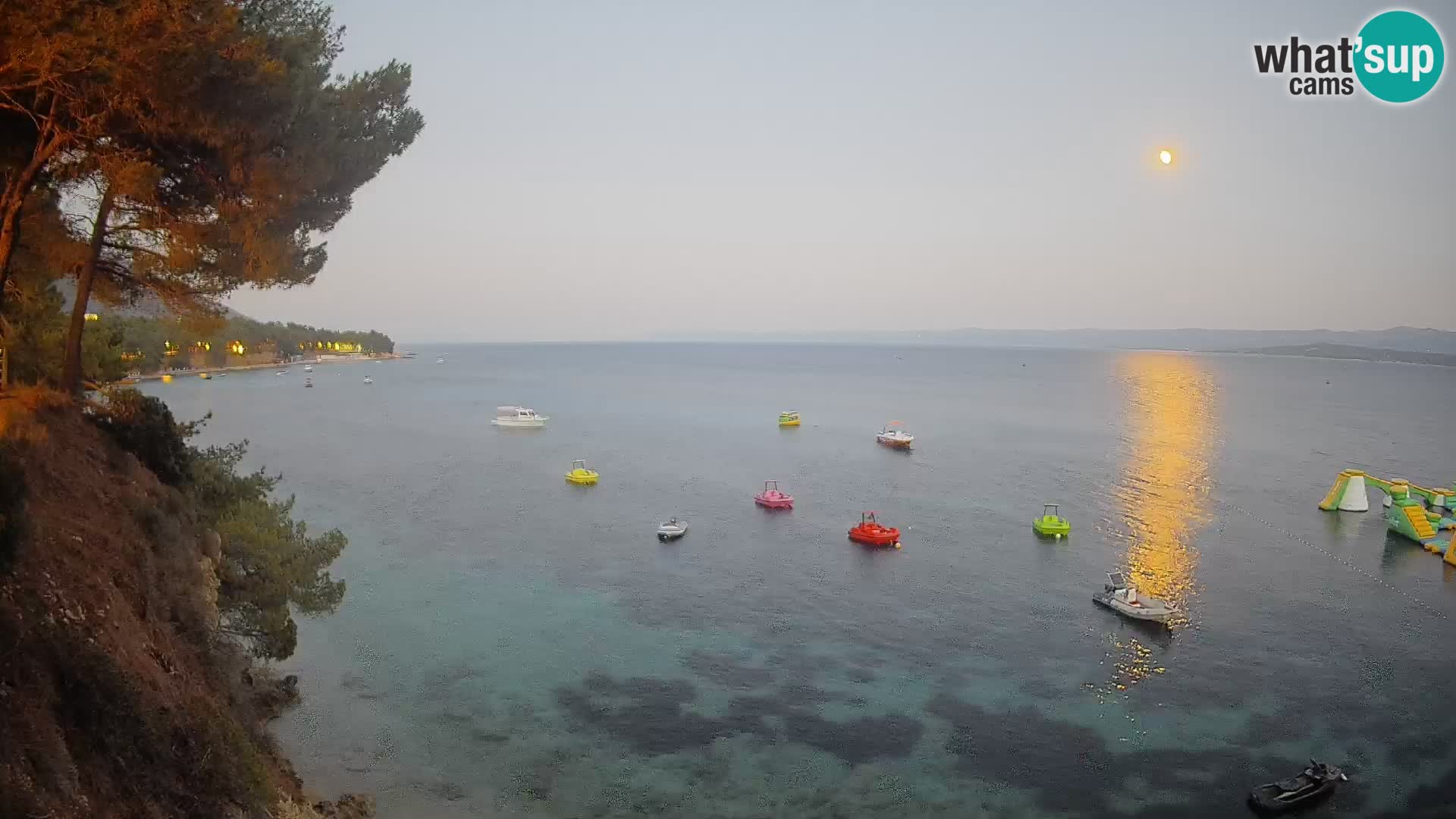 Webcam Playa Potočine Bol – Vista en vivo de Borak Beach, Isla de Brač