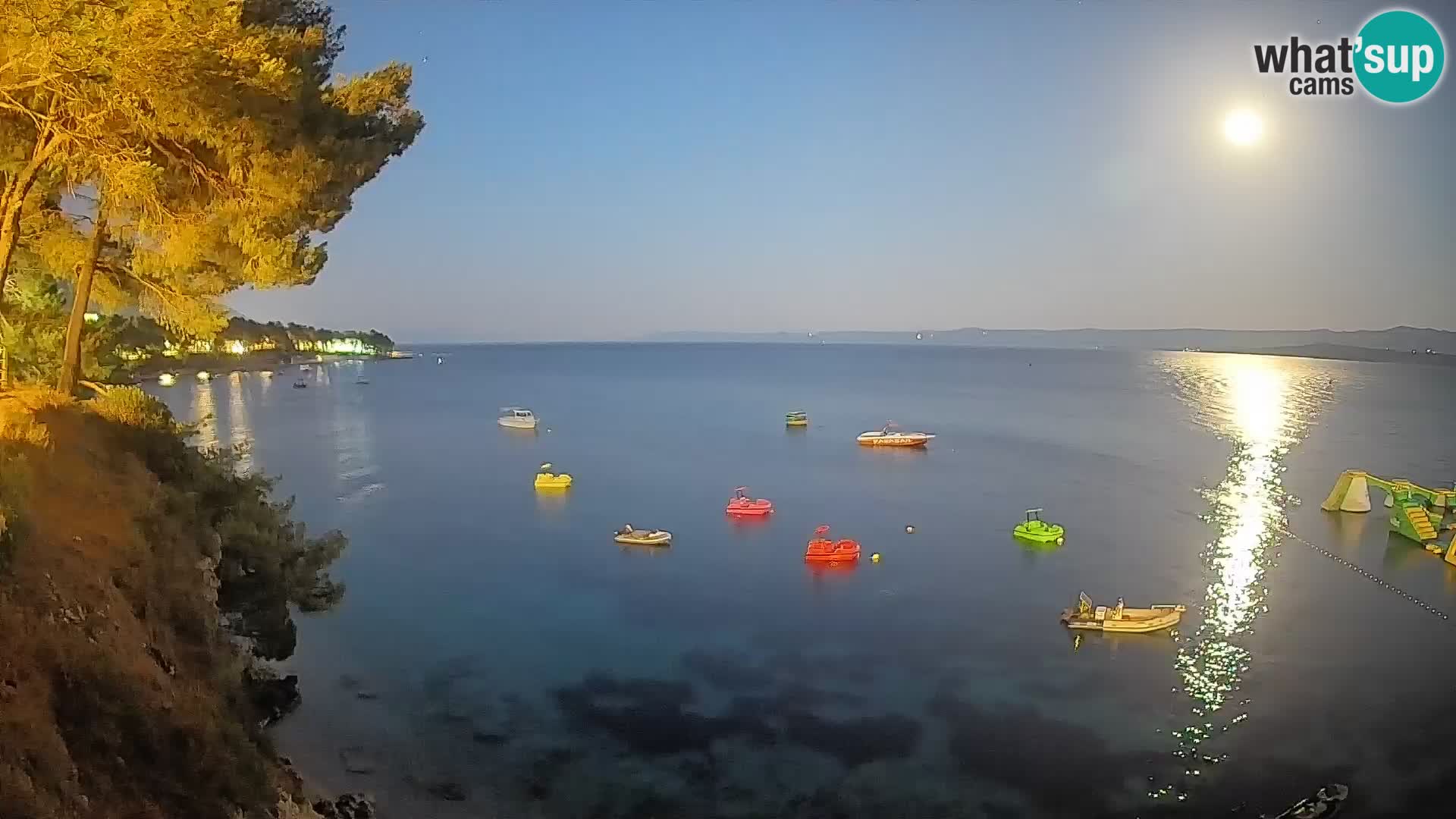 Webcam Potočine Beach Bol – Live View of Borak Beach, Brač Island