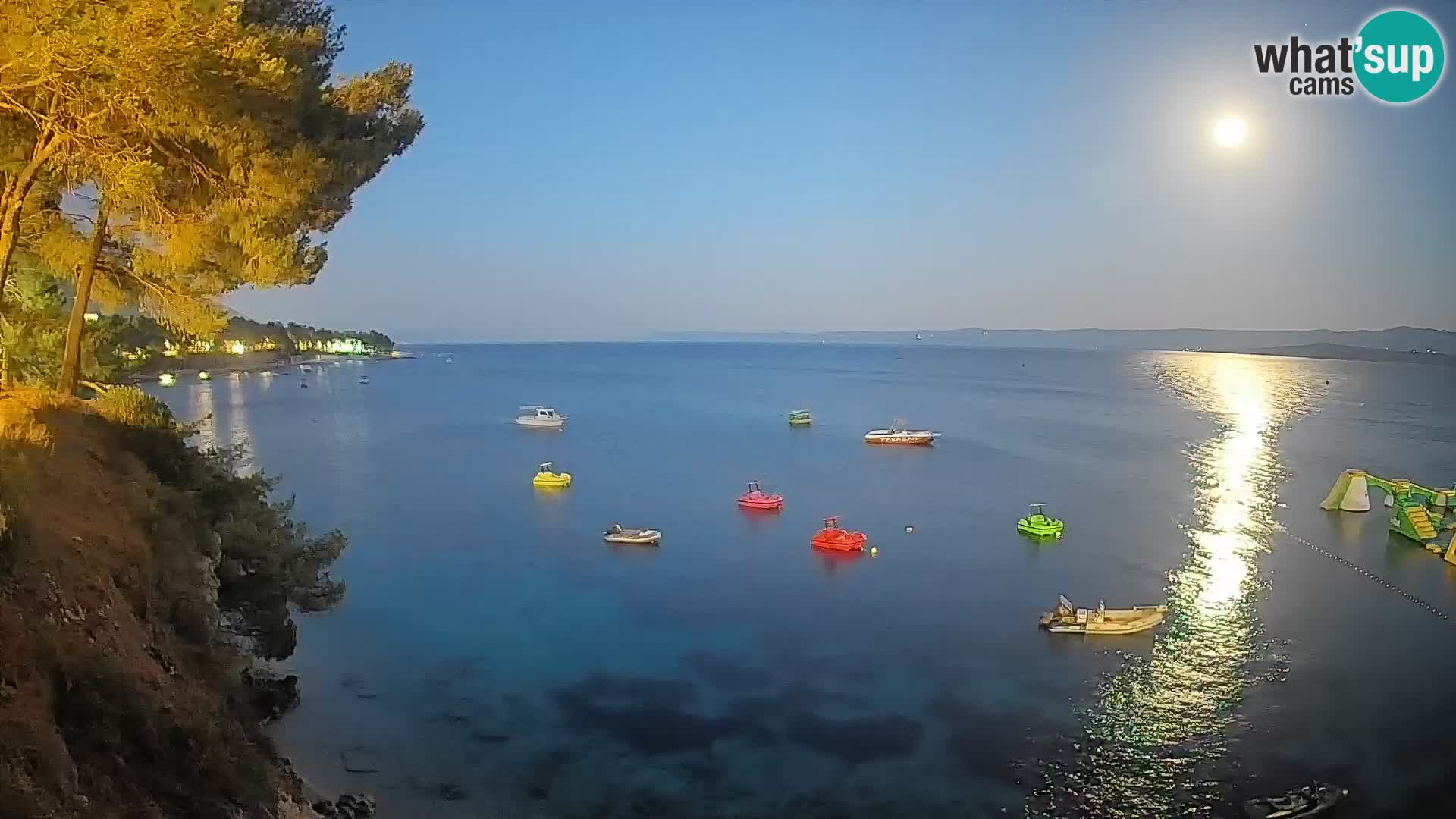 Webcam Strand Potočine Bol – Liveblick auf Borak Beach, Insel Brač