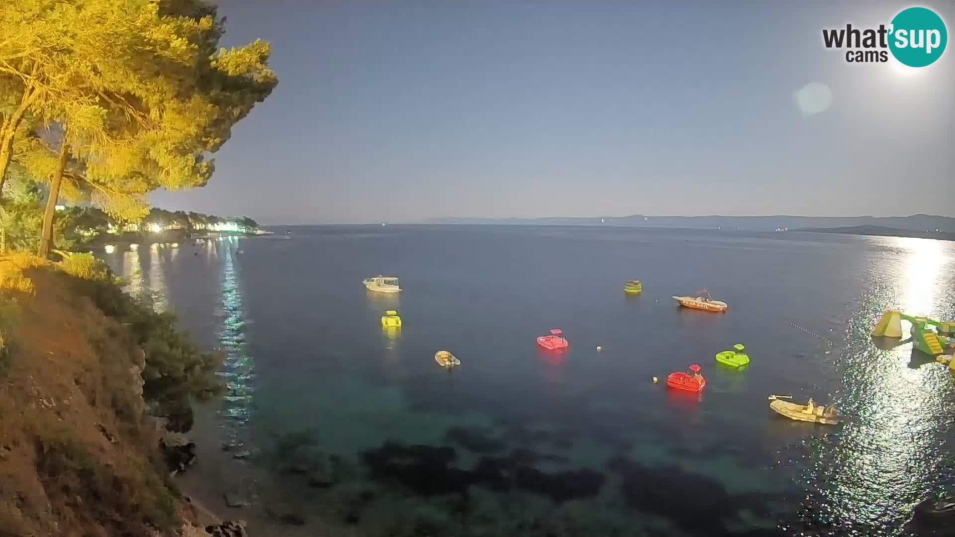Webcam Playa Potočine Bol – Vista en vivo de Borak Beach, Isla de Brač