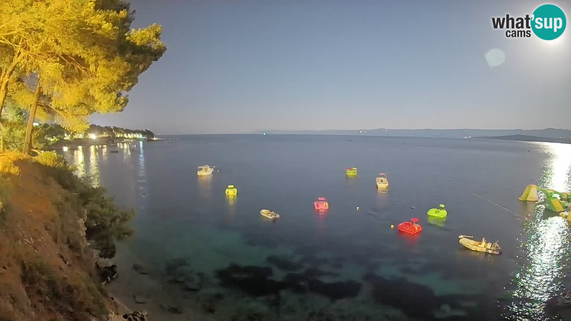 Webcam Potočine Beach Bol – Live View of Borak Beach, Brač Island