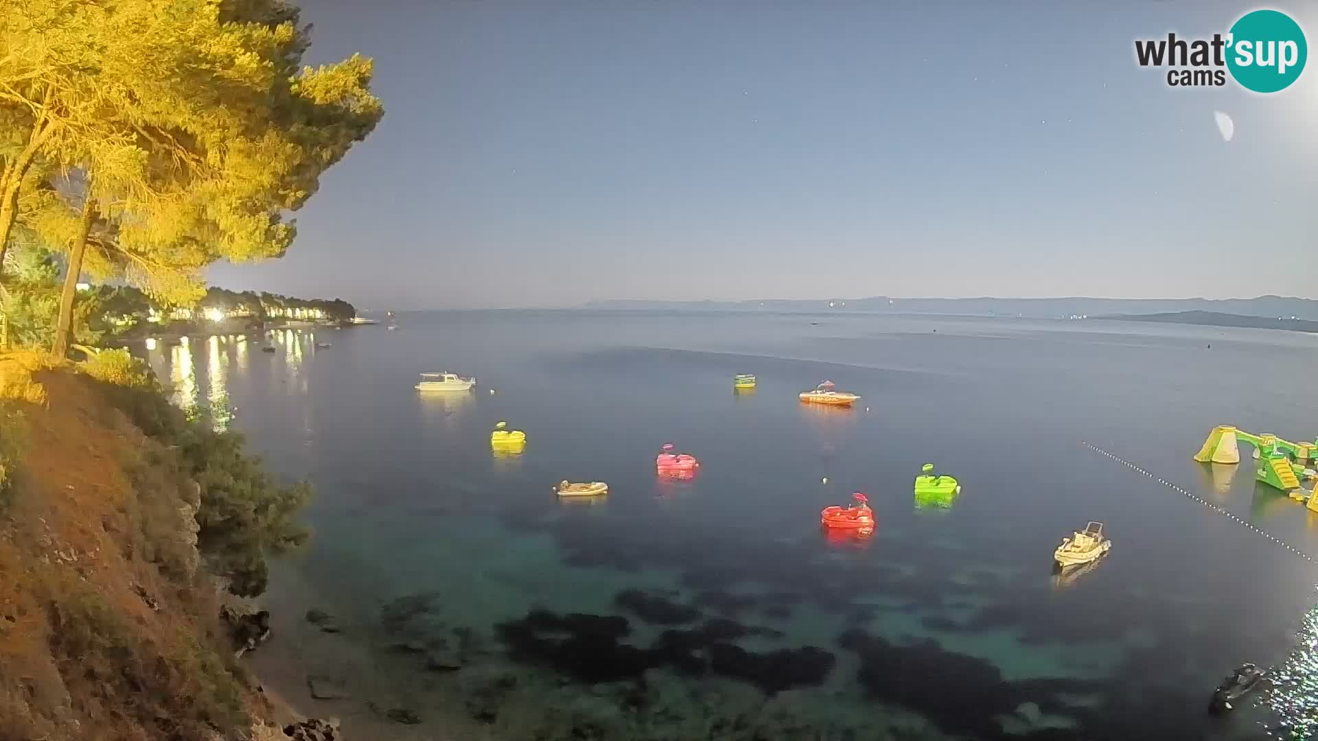 Webcam Playa Potočine Bol – Vista en vivo de Borak Beach, Isla de Brač