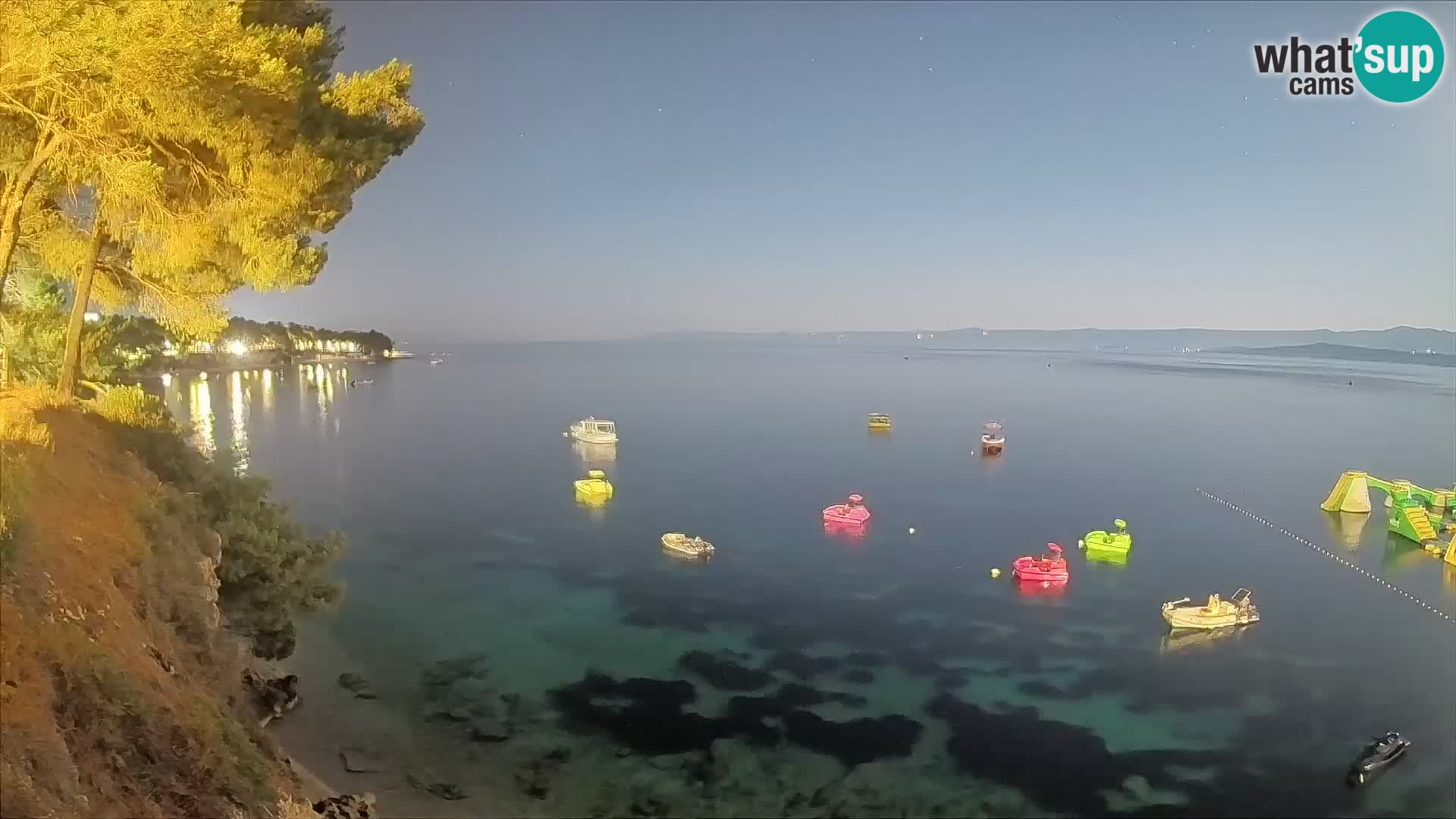 Webcam Potočine Beach Bol – Live View of Borak Beach, Brač Island