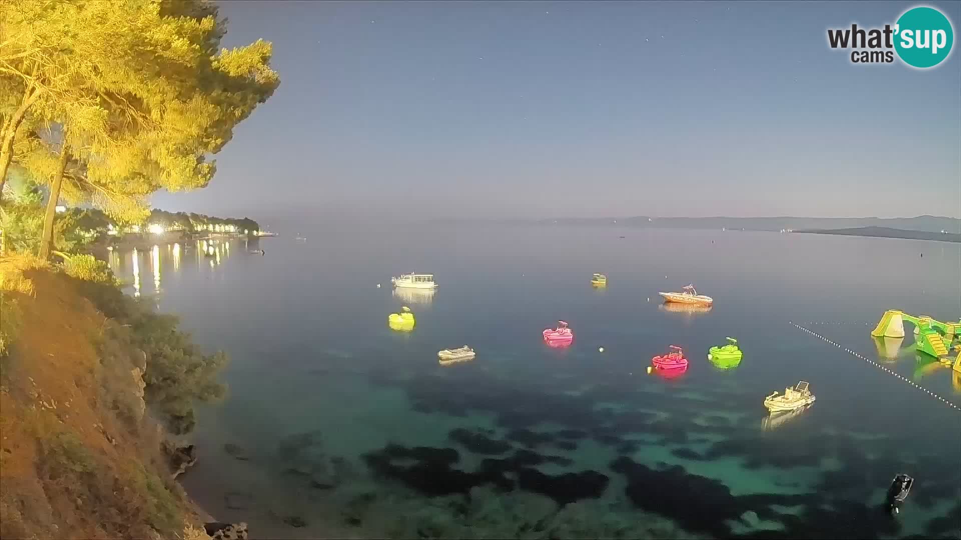 Webcam Potočine Beach Bol – Live View of Borak Beach, Brač Island