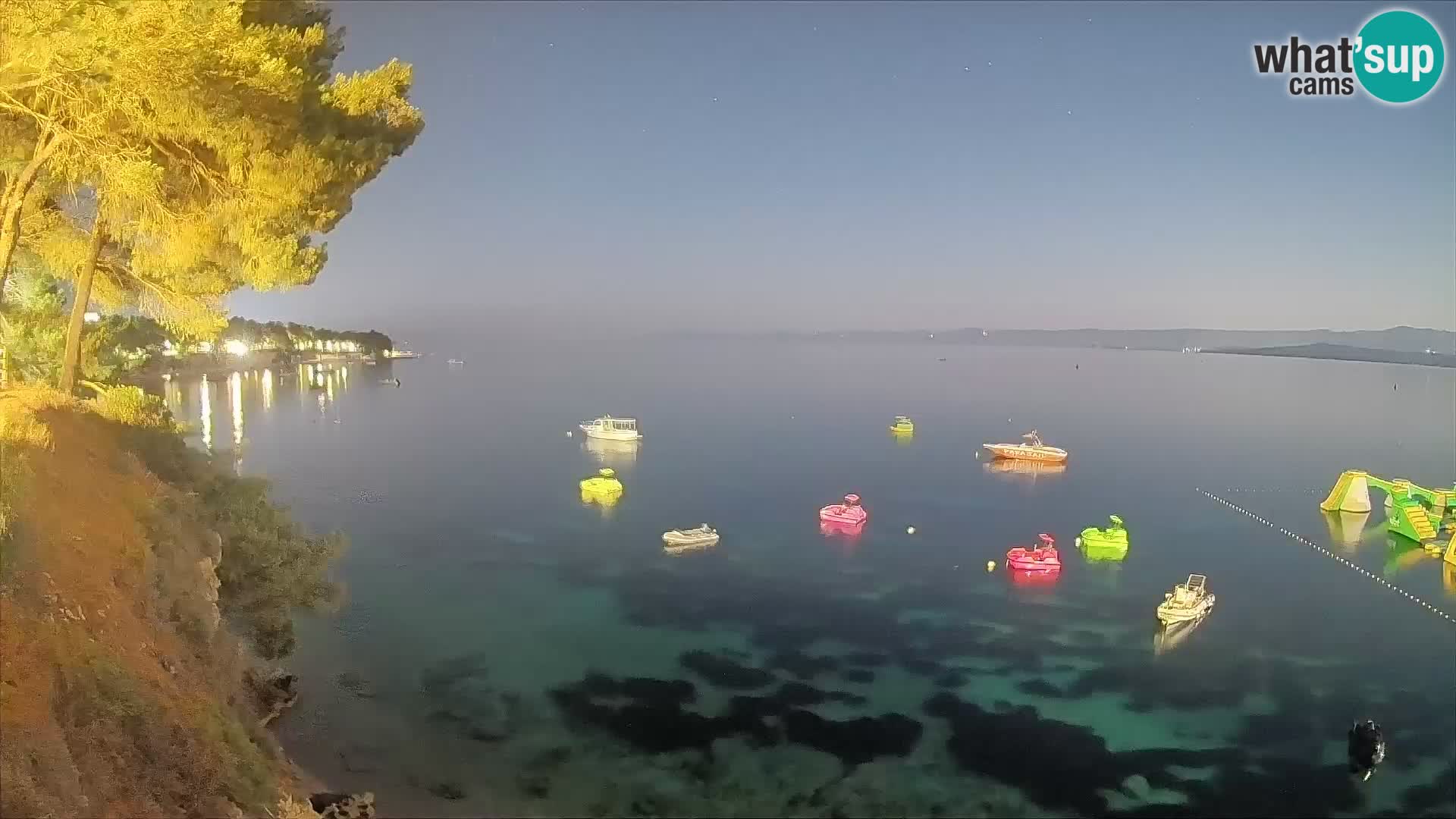 Webcam Potočine Beach Bol – Live View of Borak Beach, Brač Island