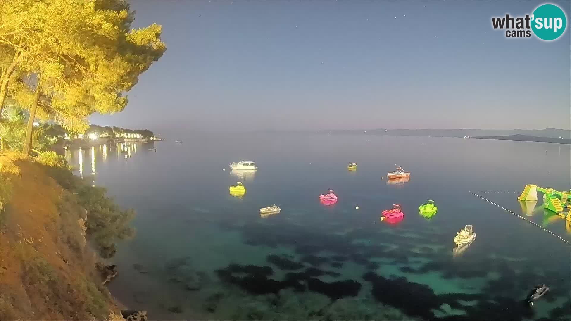 Webcam Potočine Beach Bol – Live View of Borak Beach, Brač Island
