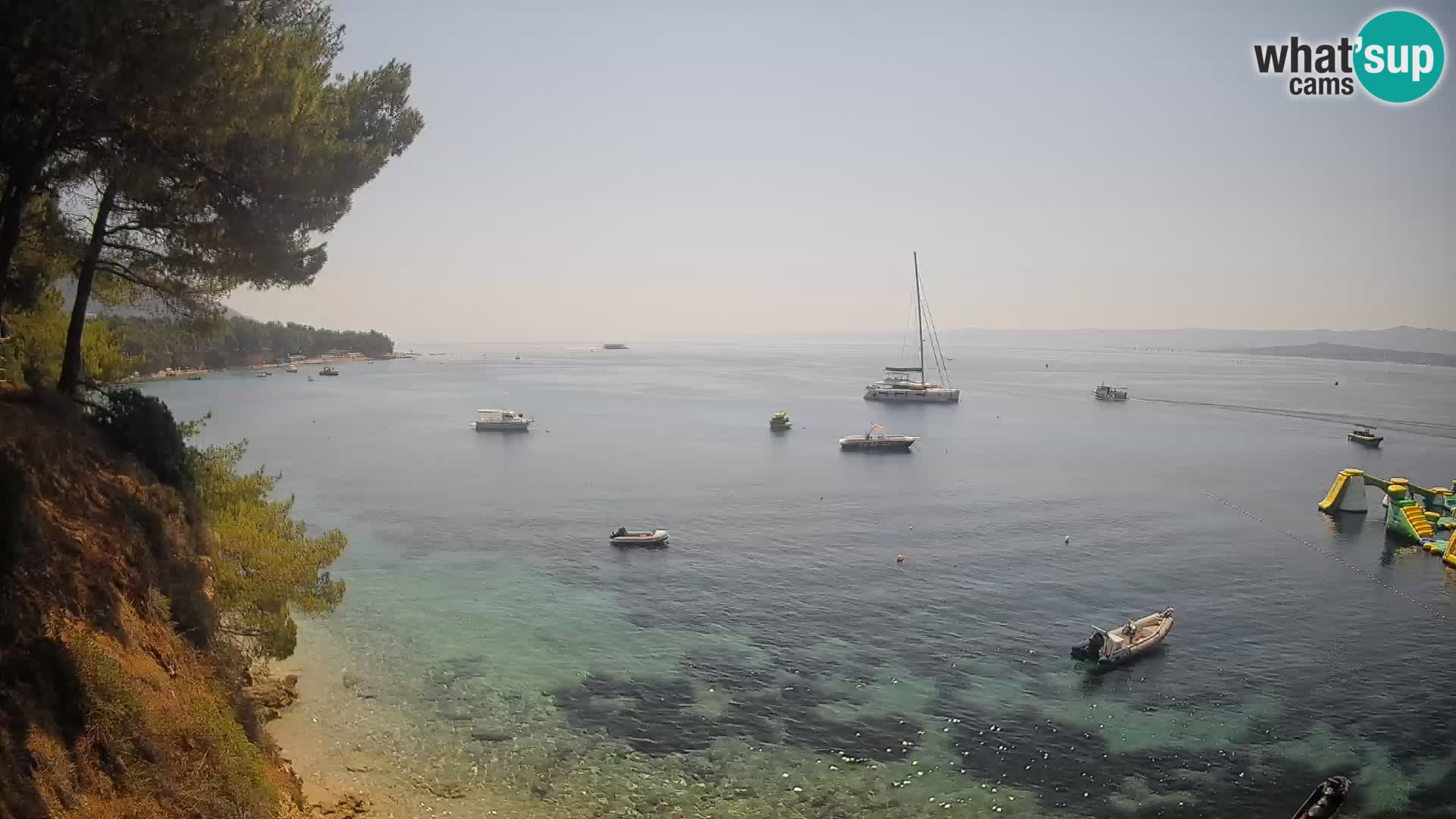 Webcam Potočine Beach Bol – Live View of Borak Beach, Brač Island