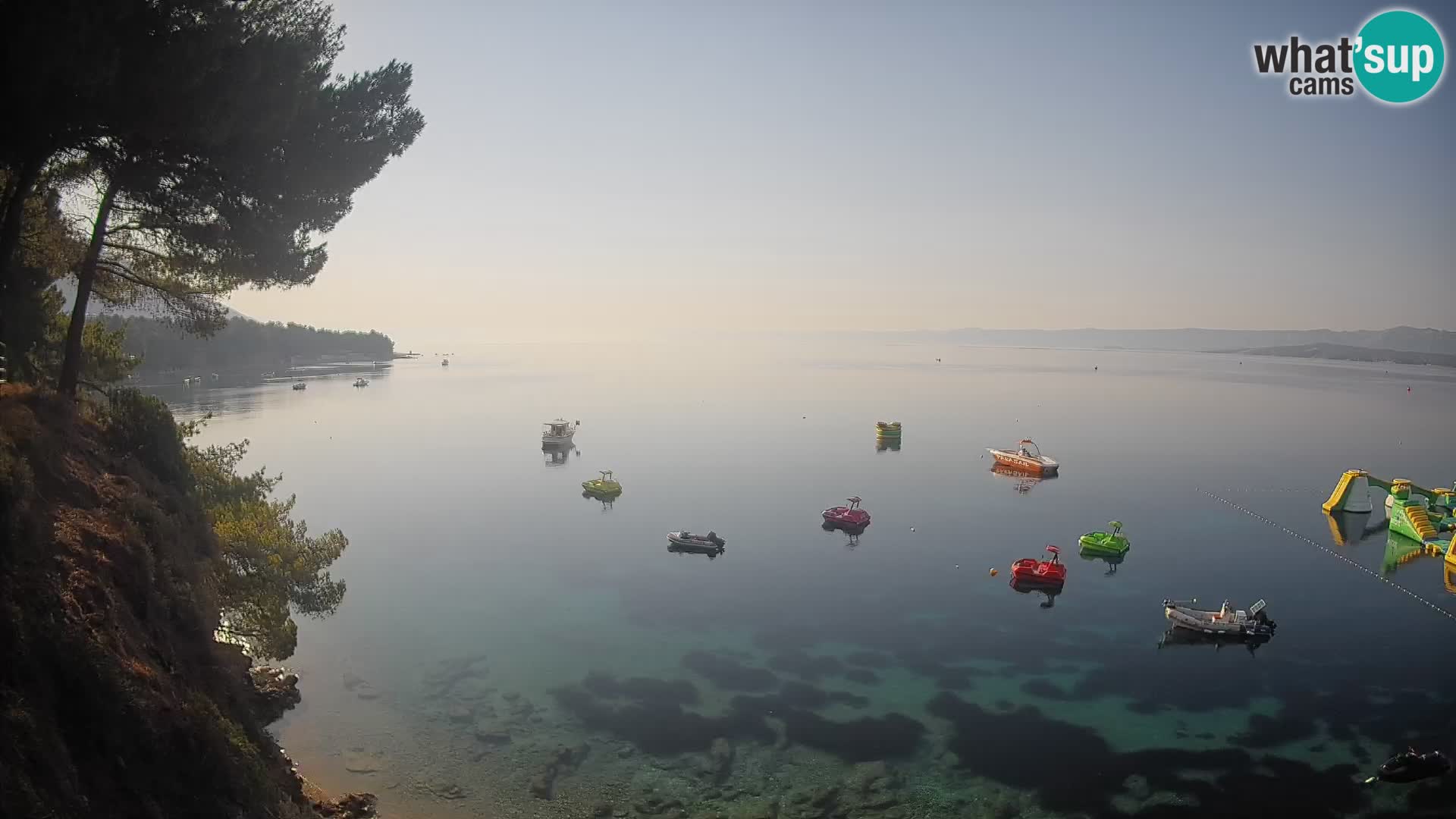 Webcam Strand Potočine Bol – Liveblick auf Borak Beach, Insel Brač