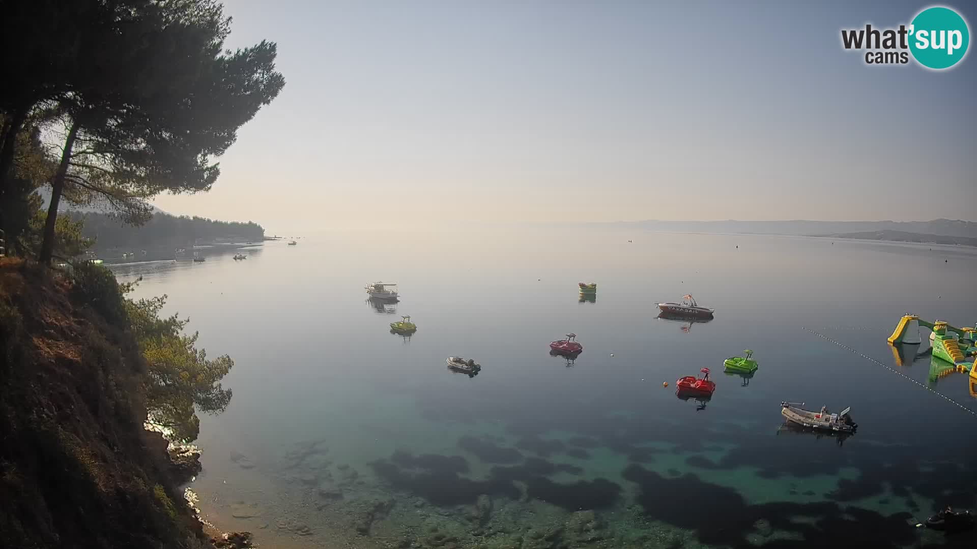 Webcam Potočine Beach Bol – Live View of Borak Beach, Brač Island