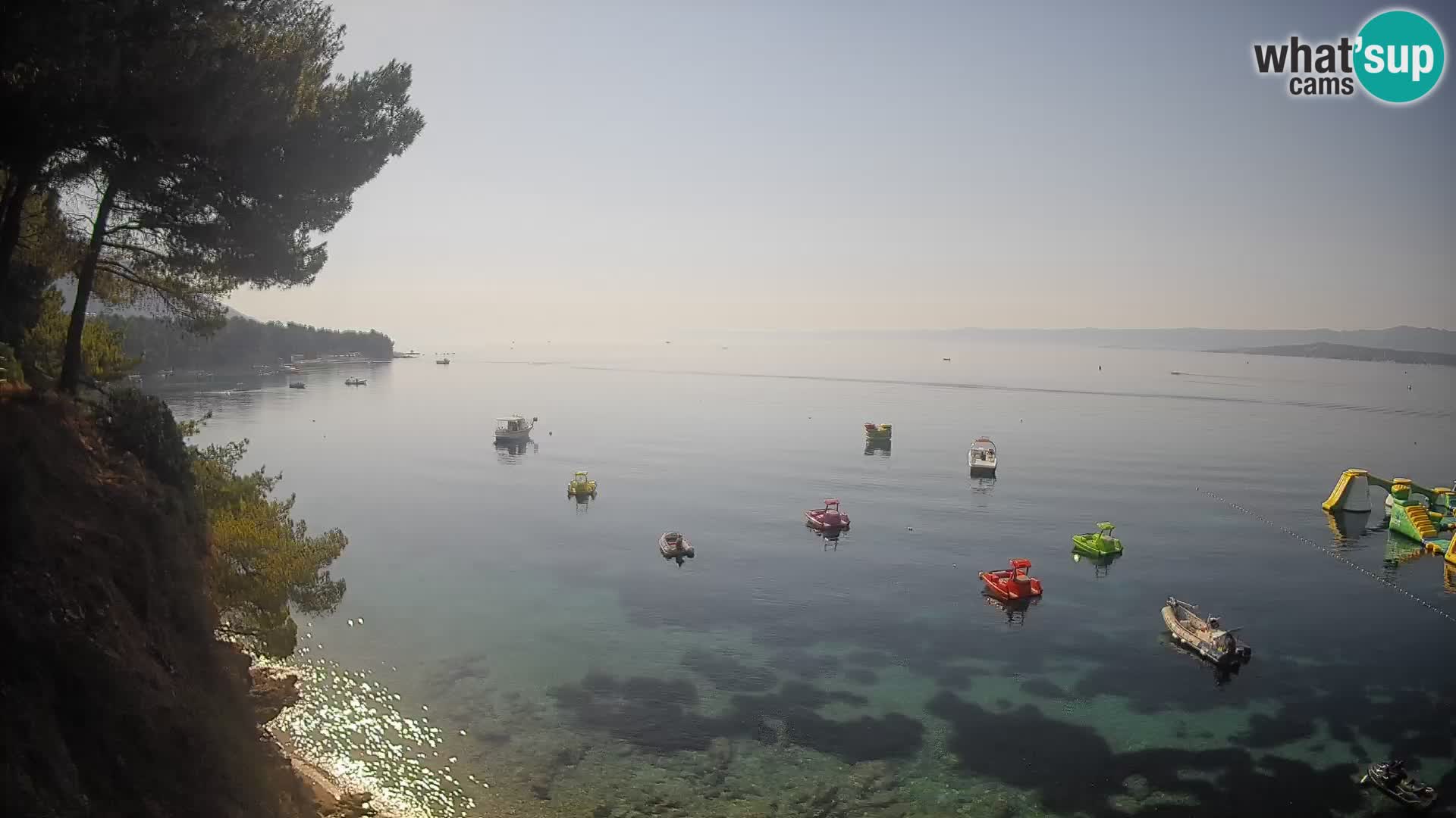 Webcam Potočine Beach Bol – Live View of Borak Beach, Brač Island