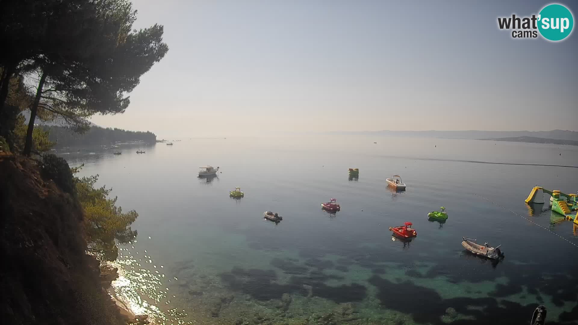 Webcam Playa Potočine Bol – Vista en vivo de Borak Beach, Isla de Brač