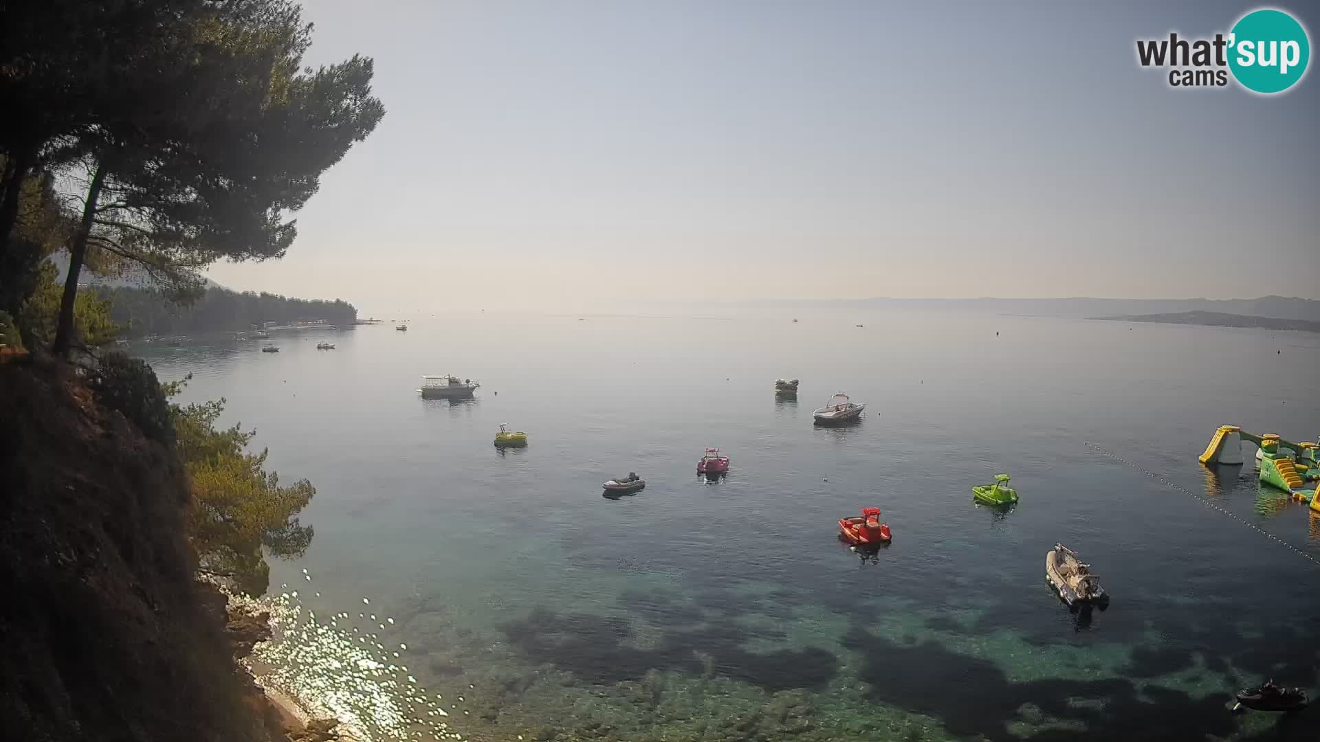 Webcam Strand Potočine Bol – Liveblick auf Borak Beach, Insel Brač