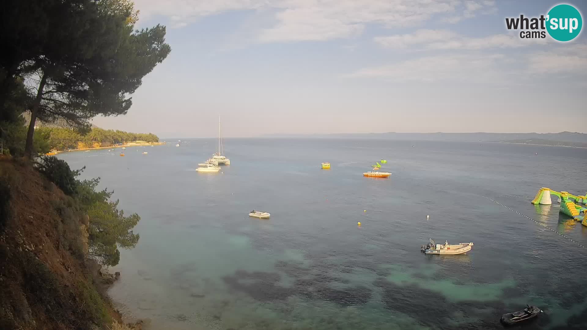 Webcam Strand Potočine Bol – Liveblick auf Borak Beach, Insel Brač
