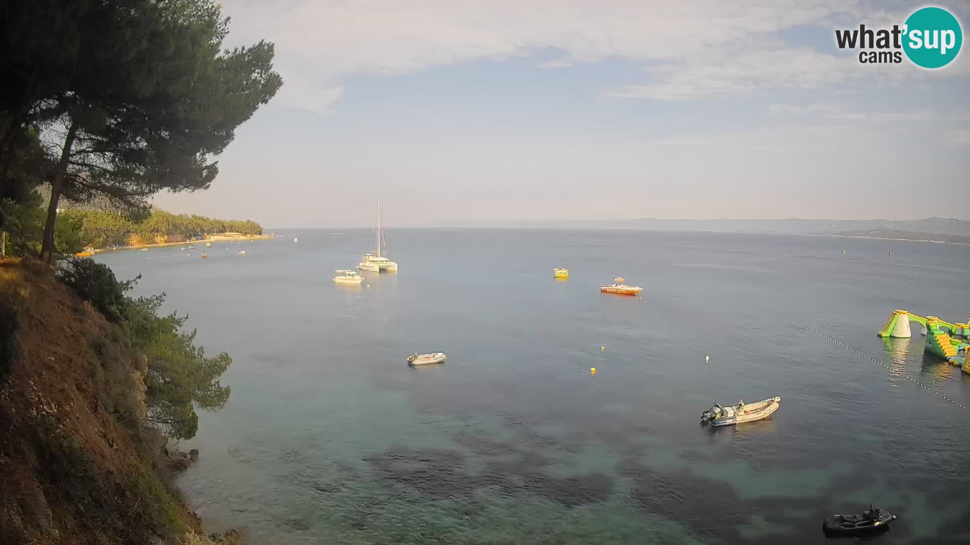 Webcam Strand Potočine Bol – Liveblick auf Borak Beach, Insel Brač