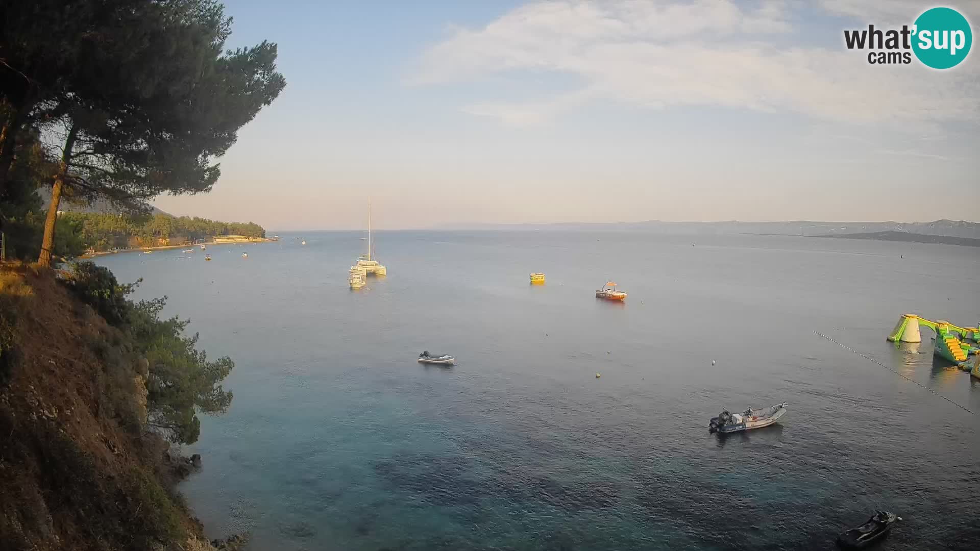 Webcam Potočine Beach Bol – Live View of Borak Beach, Brač Island