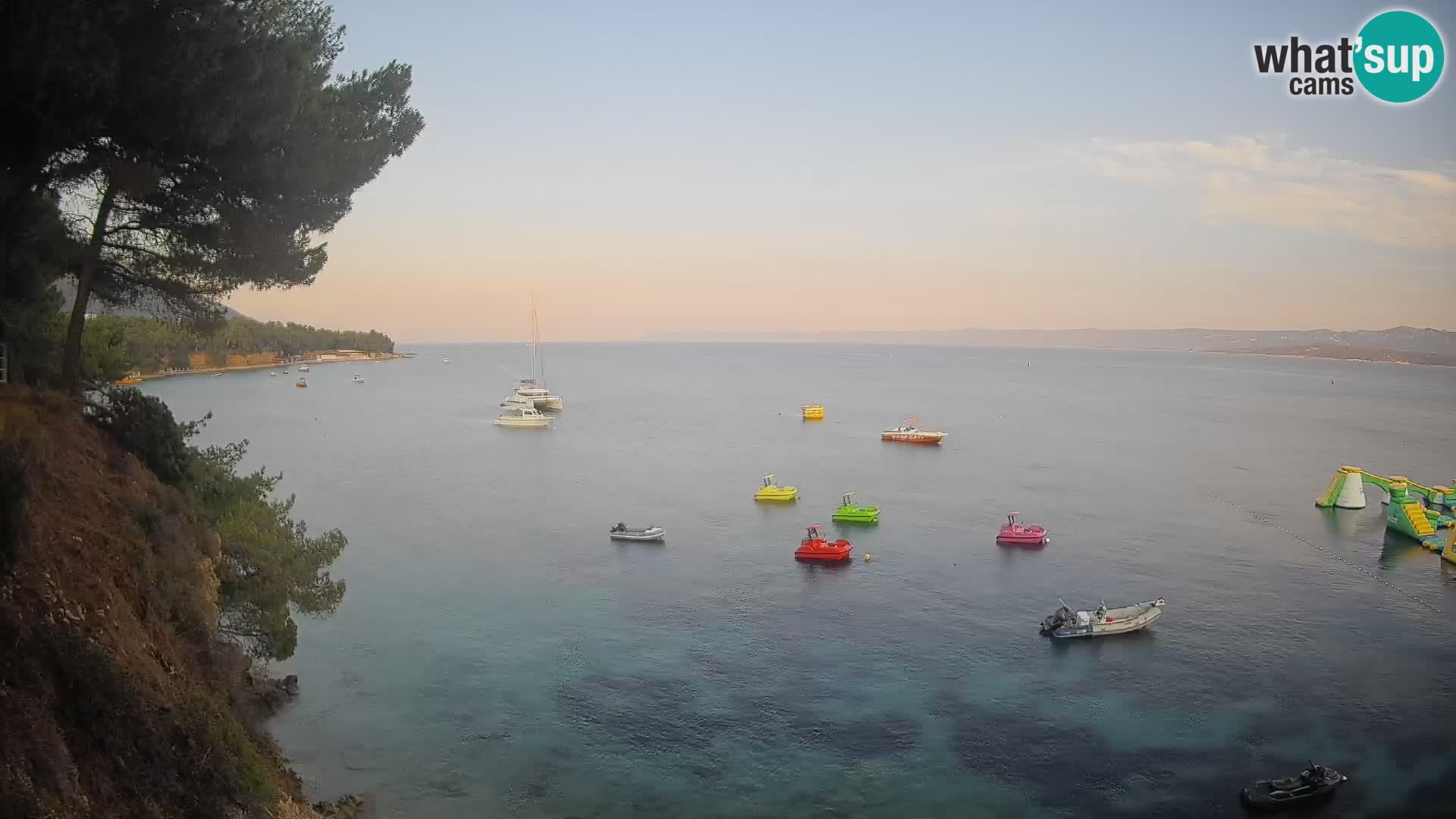 Webcam Strand Potočine Bol – Liveblick auf Borak Beach, Insel Brač