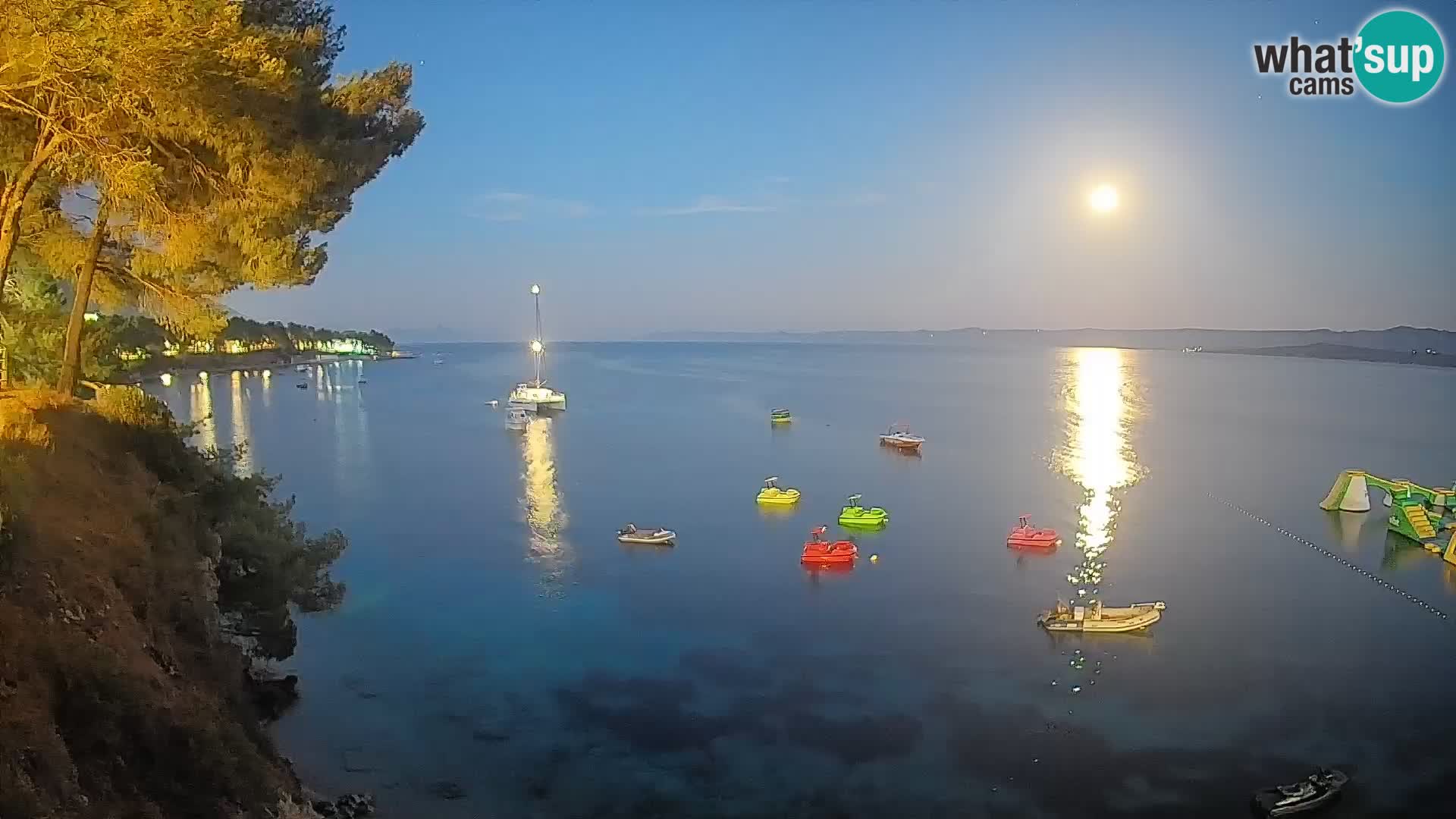 Webcam Potočine Beach Bol – Live View of Borak Beach, Brač Island