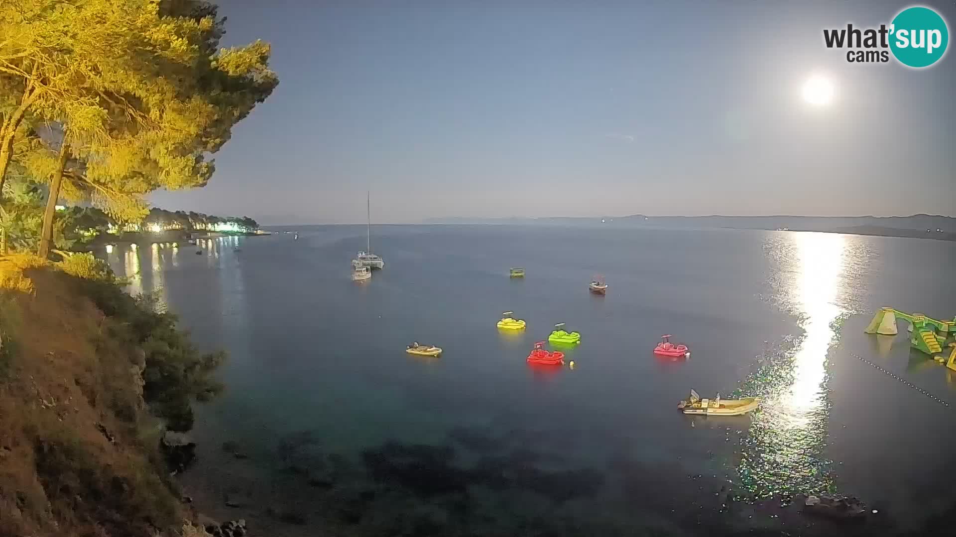Webcam Strand Potočine Bol – Liveblick auf Borak Beach, Insel Brač