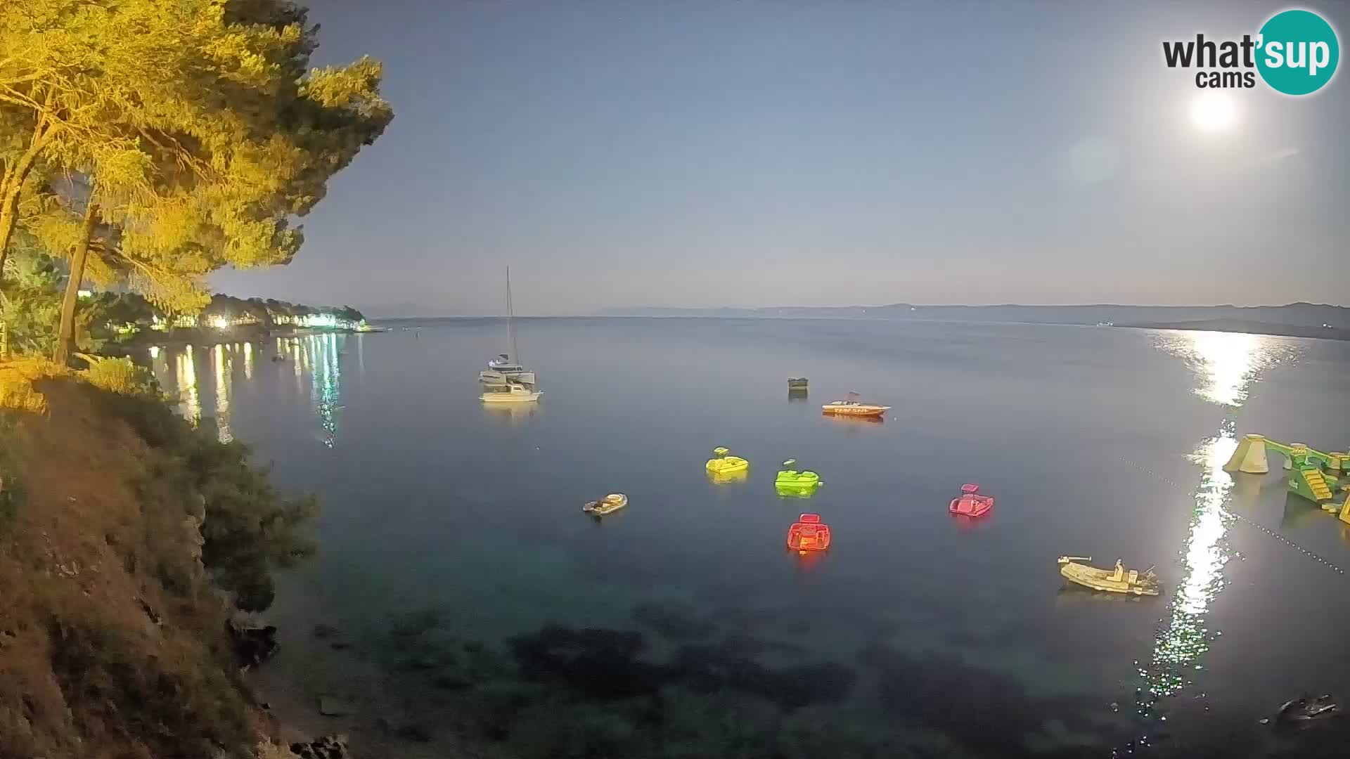 Webcam Potočine Beach Bol – Live View of Borak Beach, Brač Island