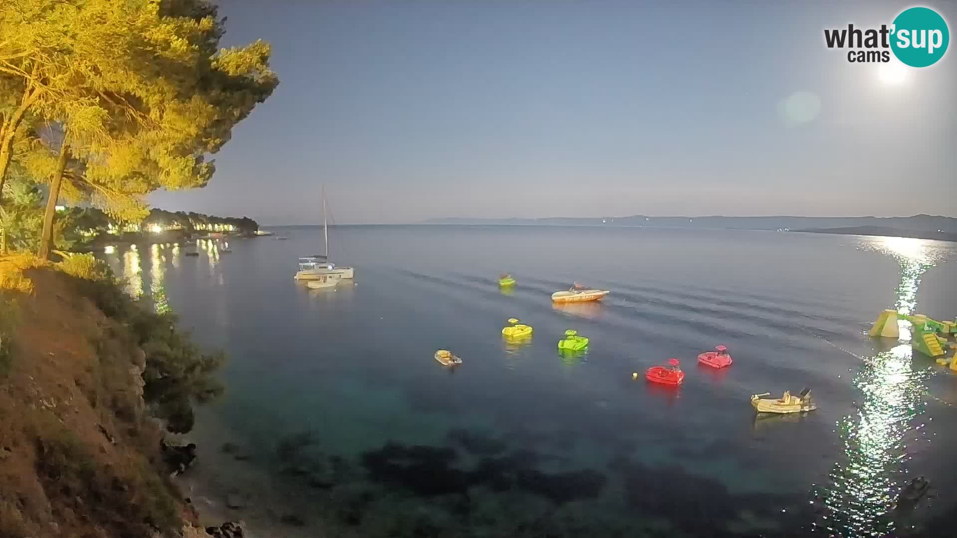 Webcam Potočine Beach Bol – Live View of Borak Beach, Brač Island