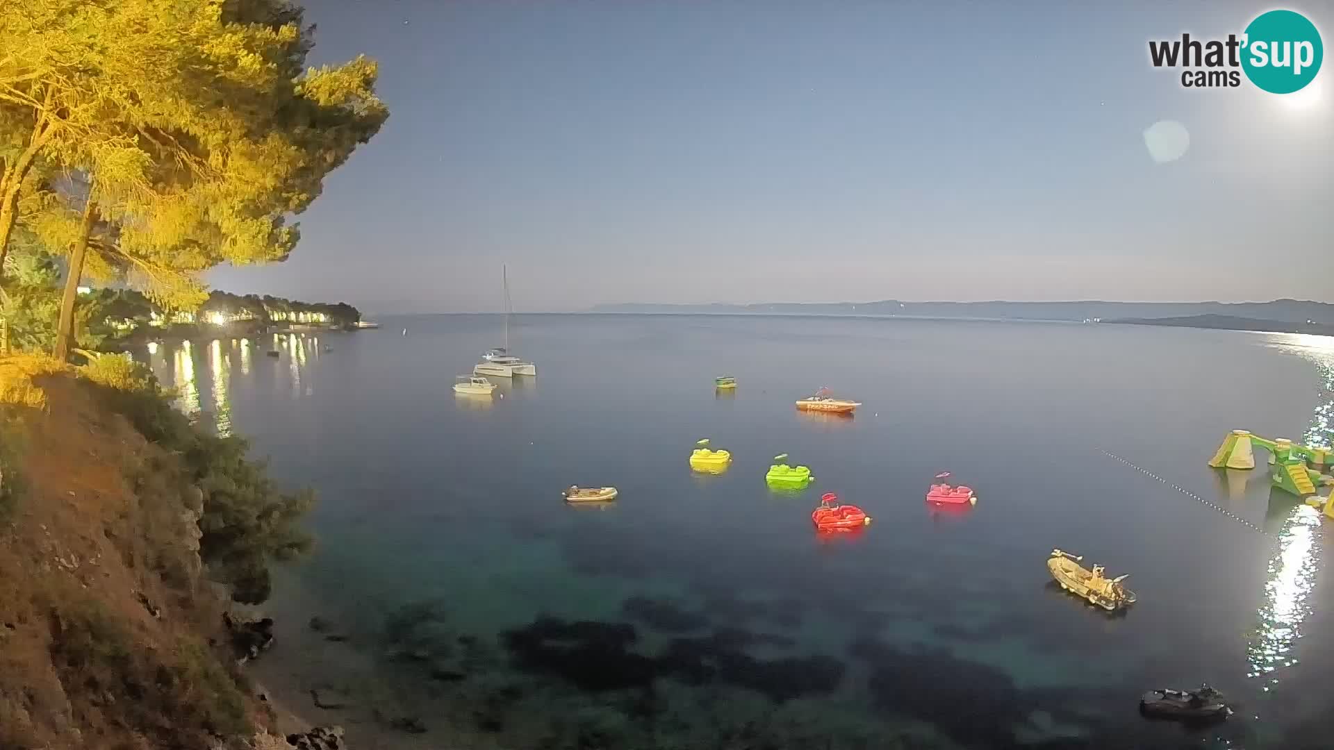 Webcam Strand Potočine Bol – Liveblick auf Borak Beach, Insel Brač
