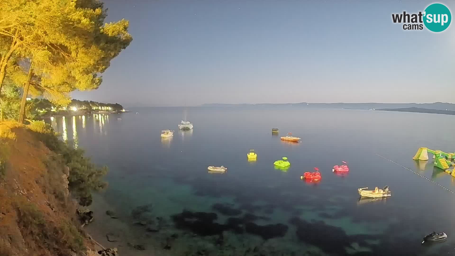 Webcam Playa Potočine Bol – Vista en vivo de Borak Beach, Isla de Brač