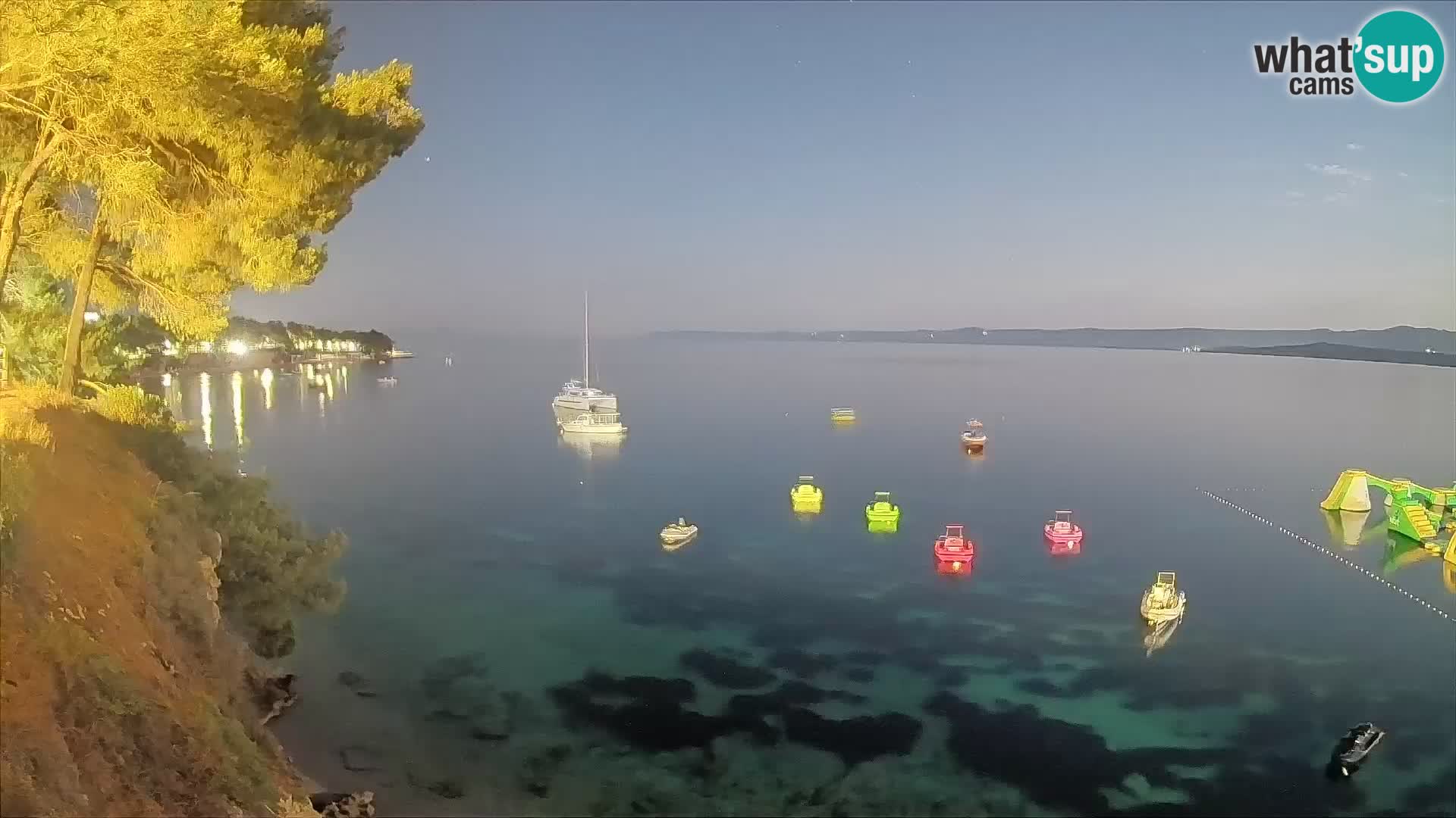 Webcam Potočine Beach Bol – Live View of Borak Beach, Brač Island