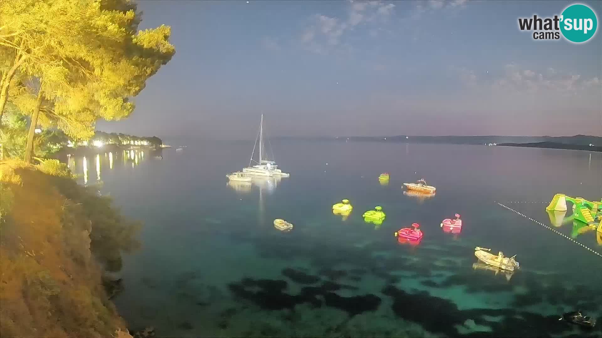 Webcam Potočine Beach Bol – Live View of Borak Beach, Brač Island