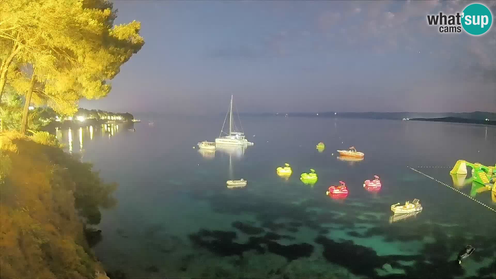 Webcam Potočine Beach Bol – Live View of Borak Beach, Brač Island