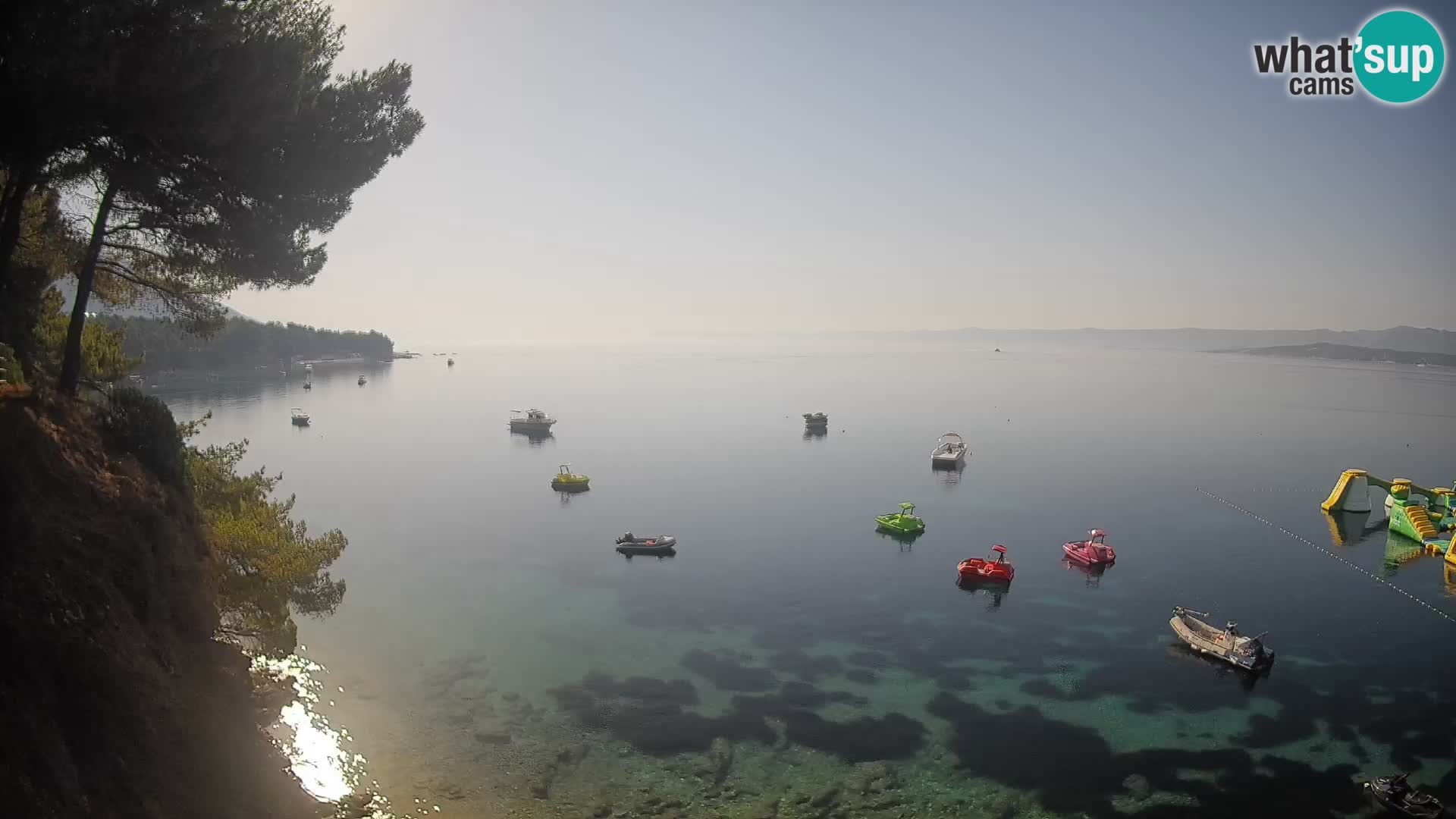 Webcam Strand Potočine Bol – Liveblick auf Borak Beach, Insel Brač