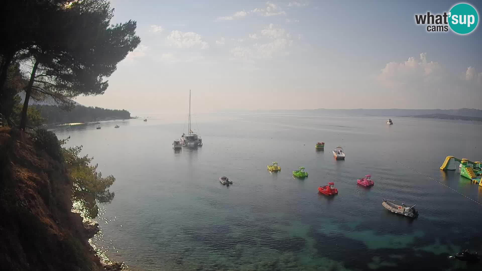 Webcam Strand Potočine Bol – Liveblick auf Borak Beach, Insel Brač